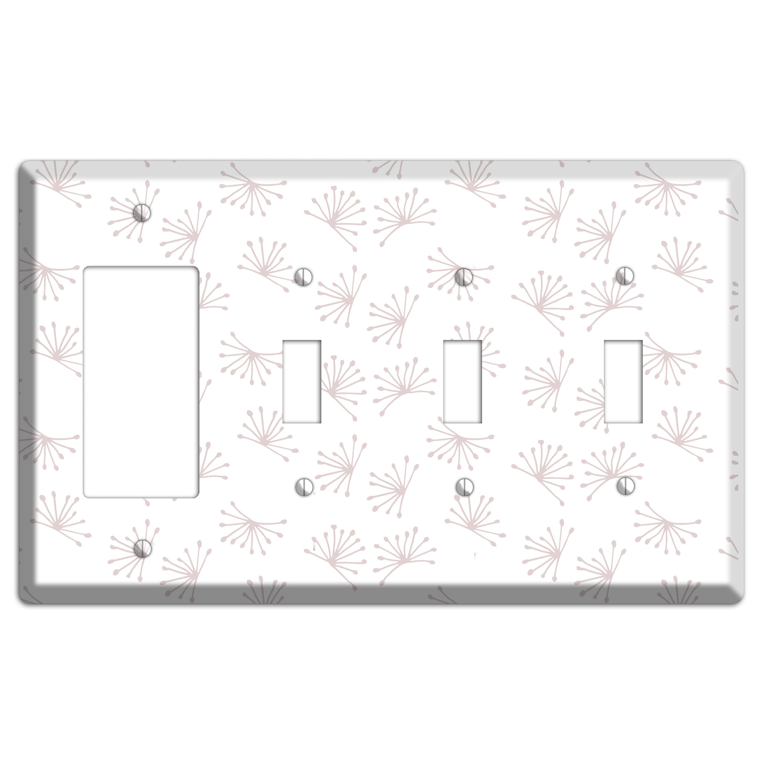 Abstract 2 Rocker / 3 Toggle Wallplate