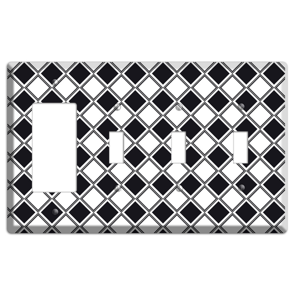 Moroccan 14 Rocker / 3 Toggle Wallplate