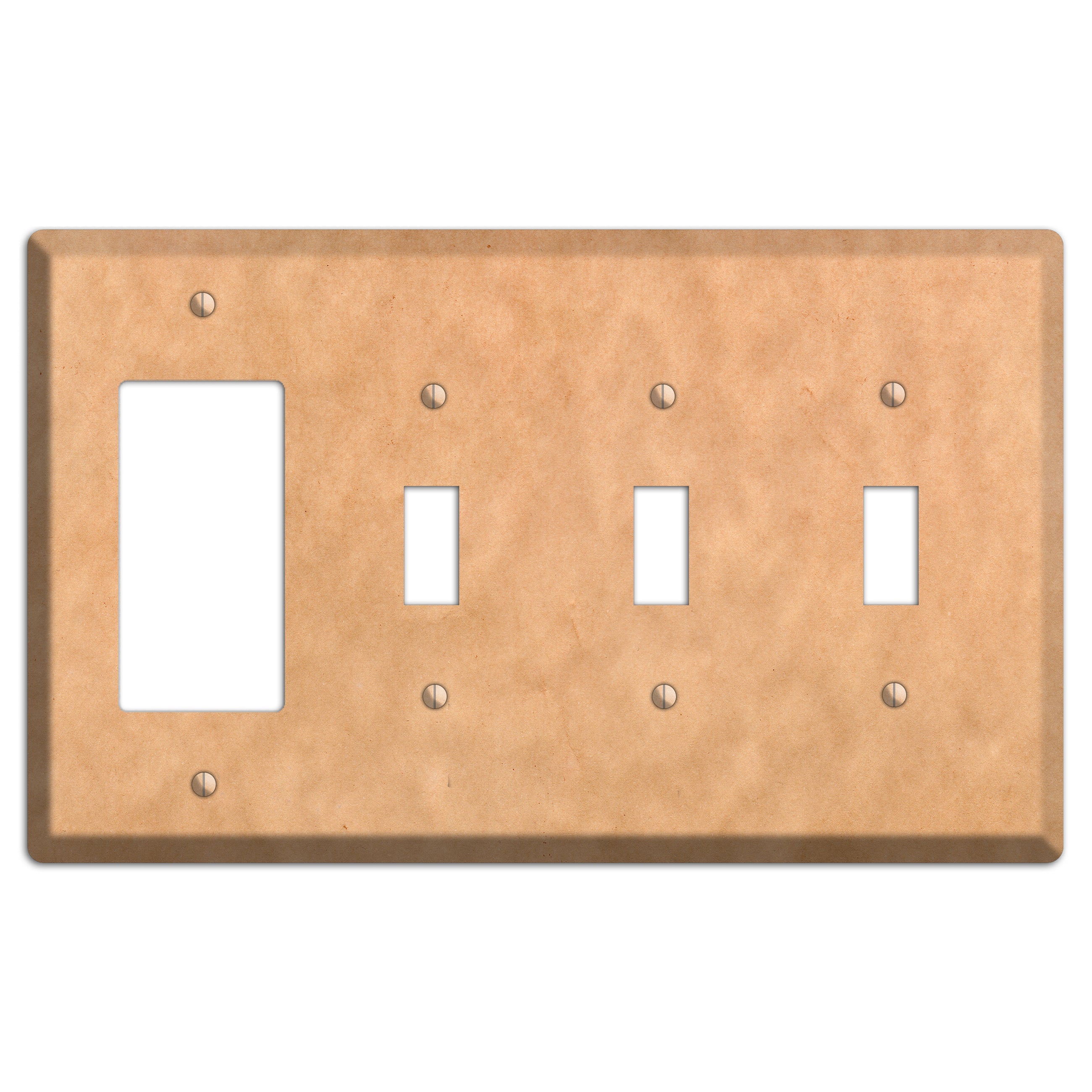 Aged Paper 10 Rocker / 3 Toggle Wallplate
