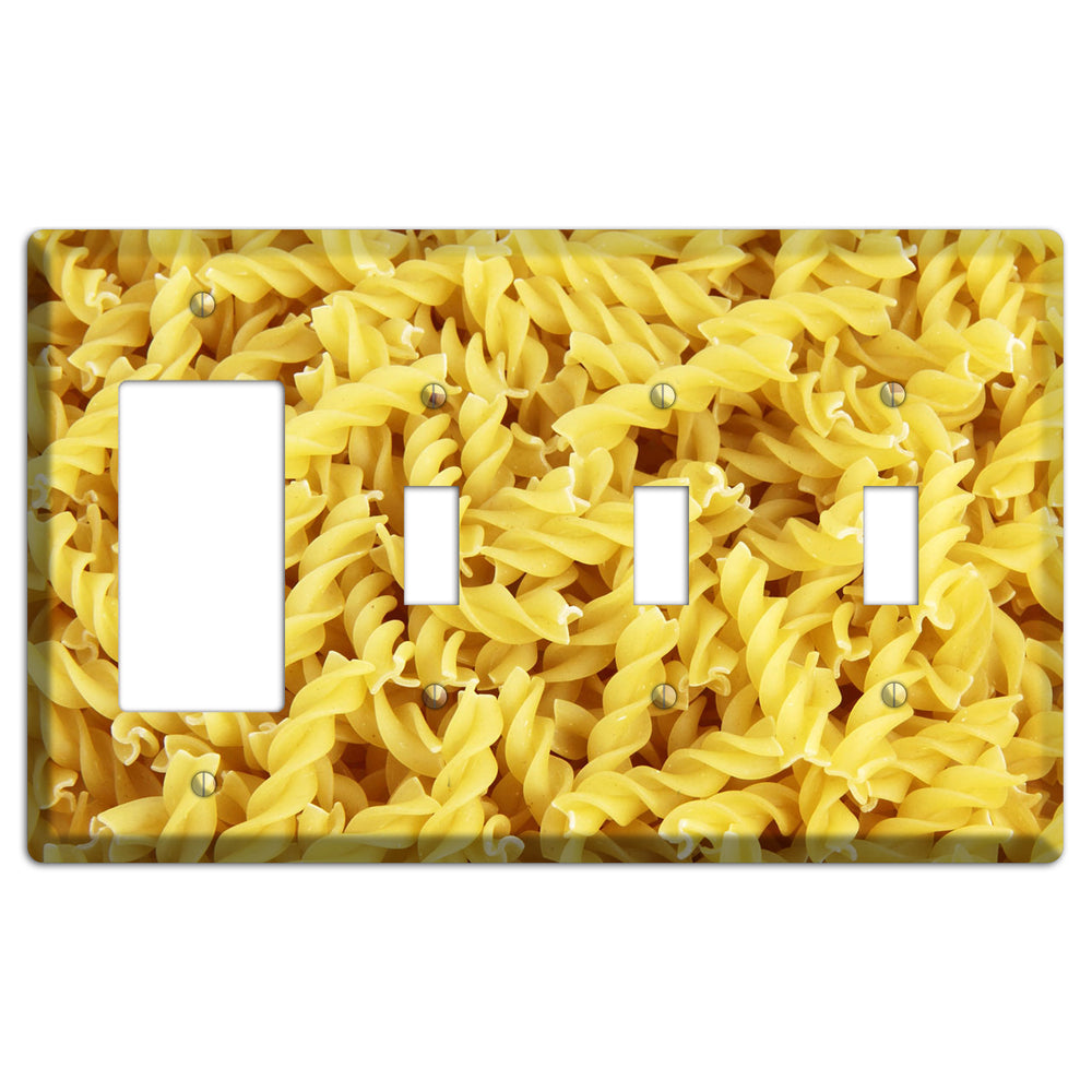 Fusilli Rocker / 3 Toggle Wallplate