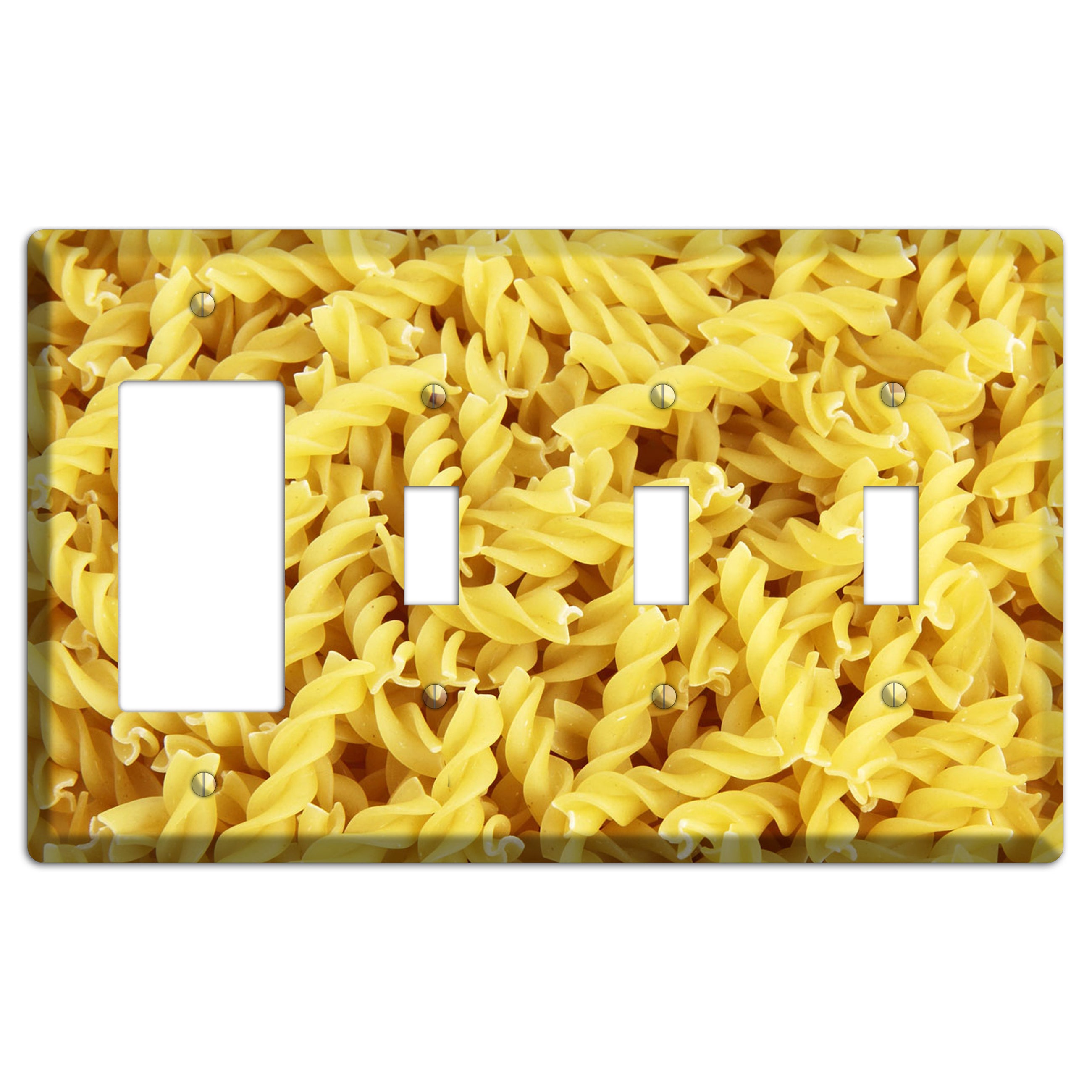 Fusilli Rocker / 3 Toggle Wallplate