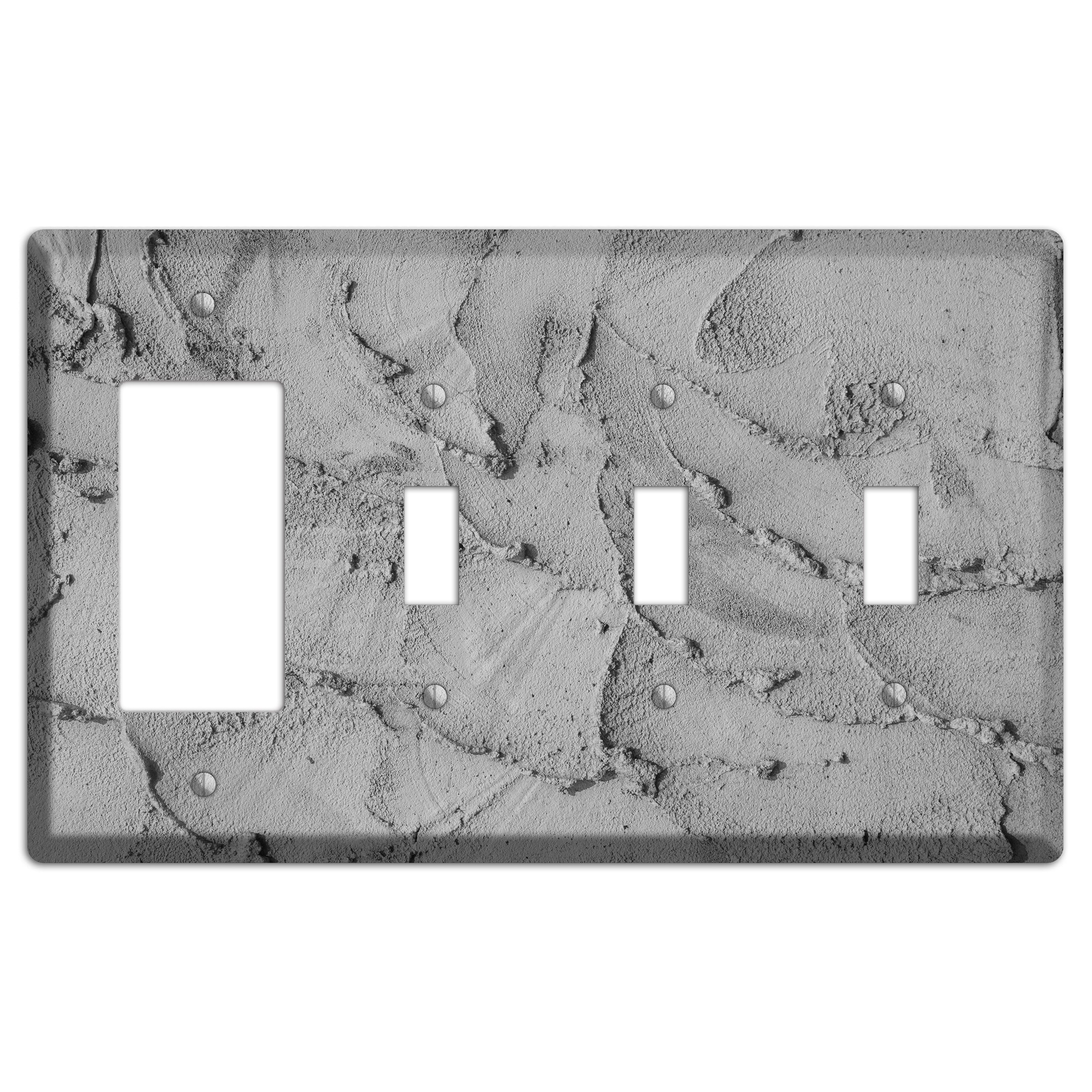 Plaster 8 Rocker / 3 Toggle Wallplate