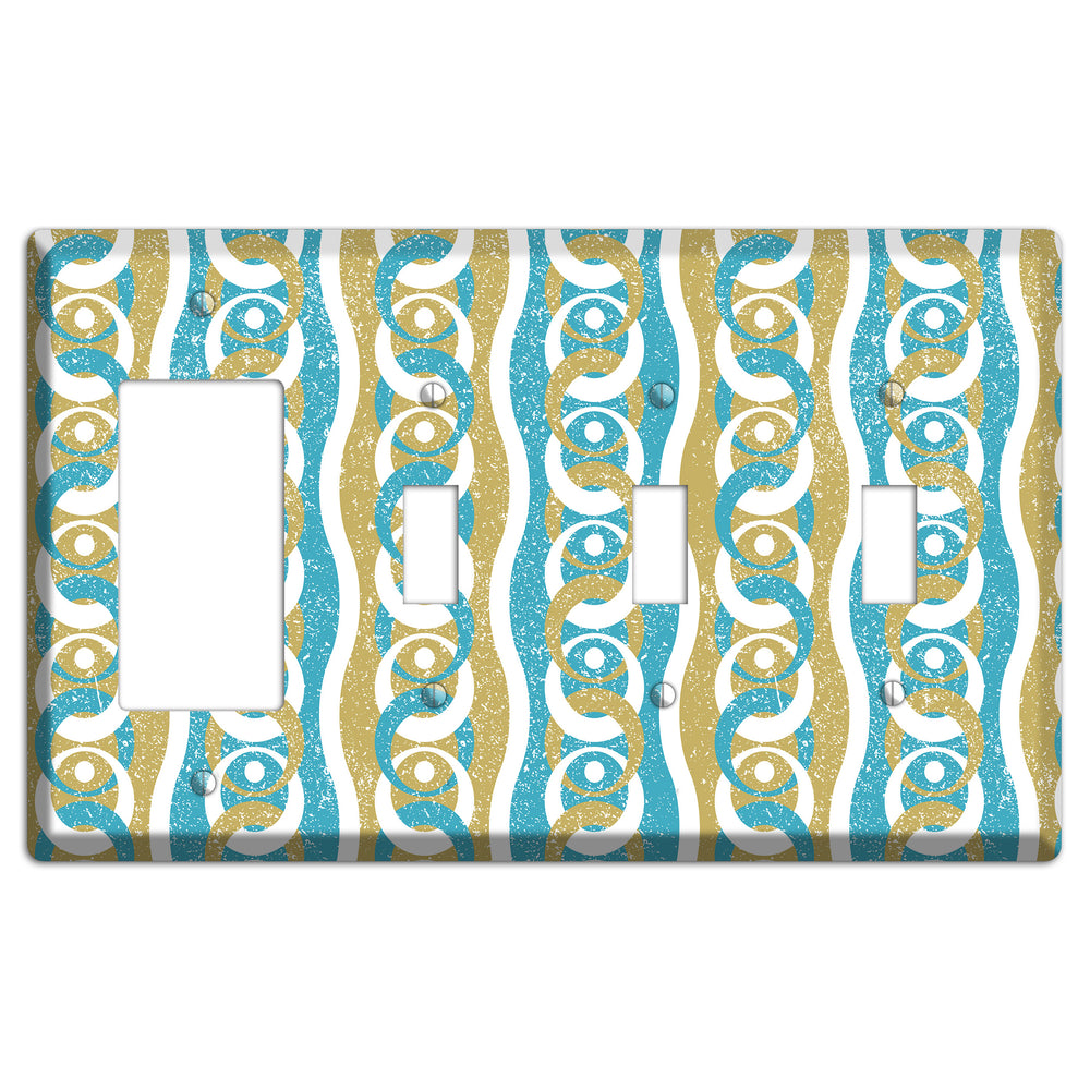 Sweet Morning Rocker / 3 Toggle Wallplate
