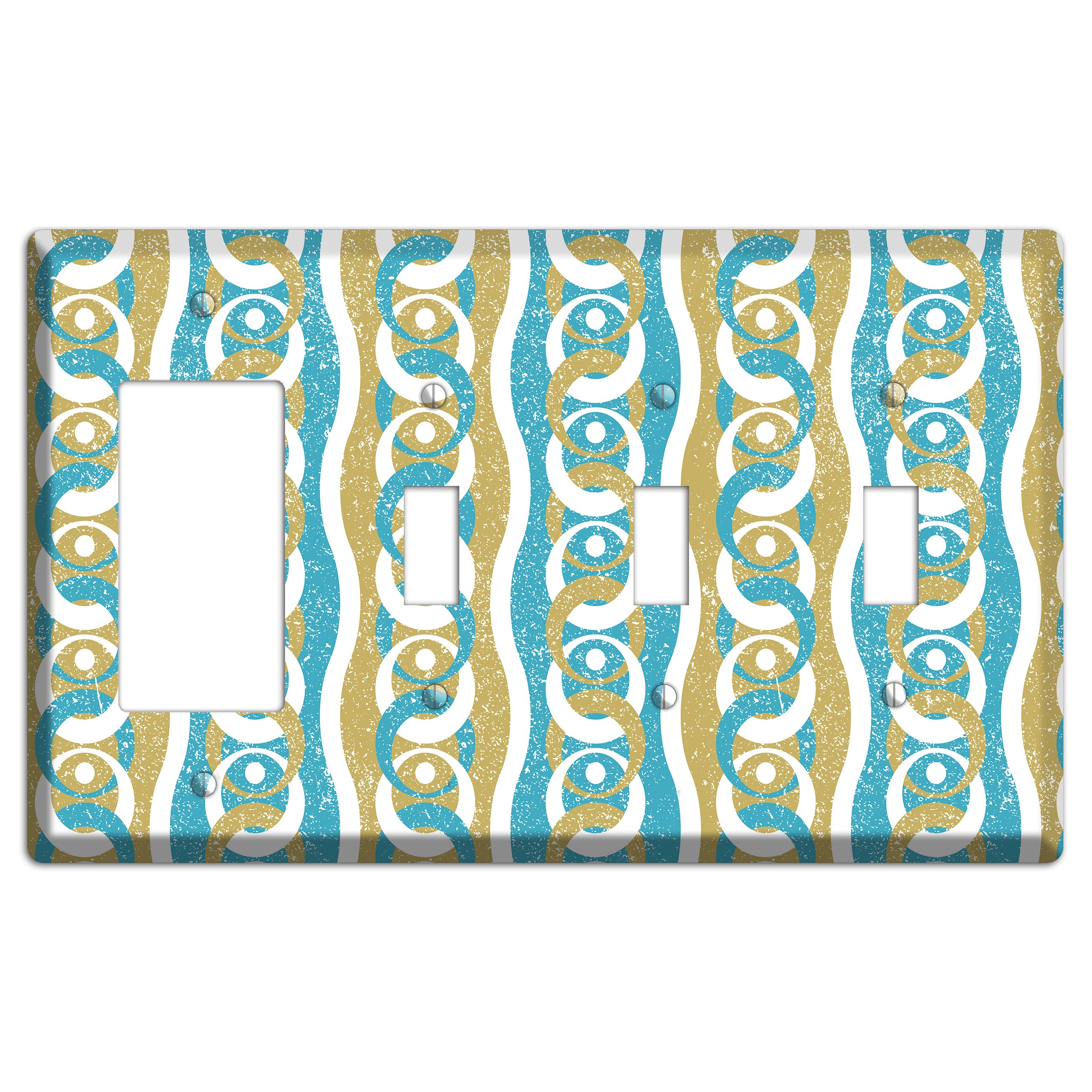 Sweet Morning Rocker / 3 Toggle Wallplate