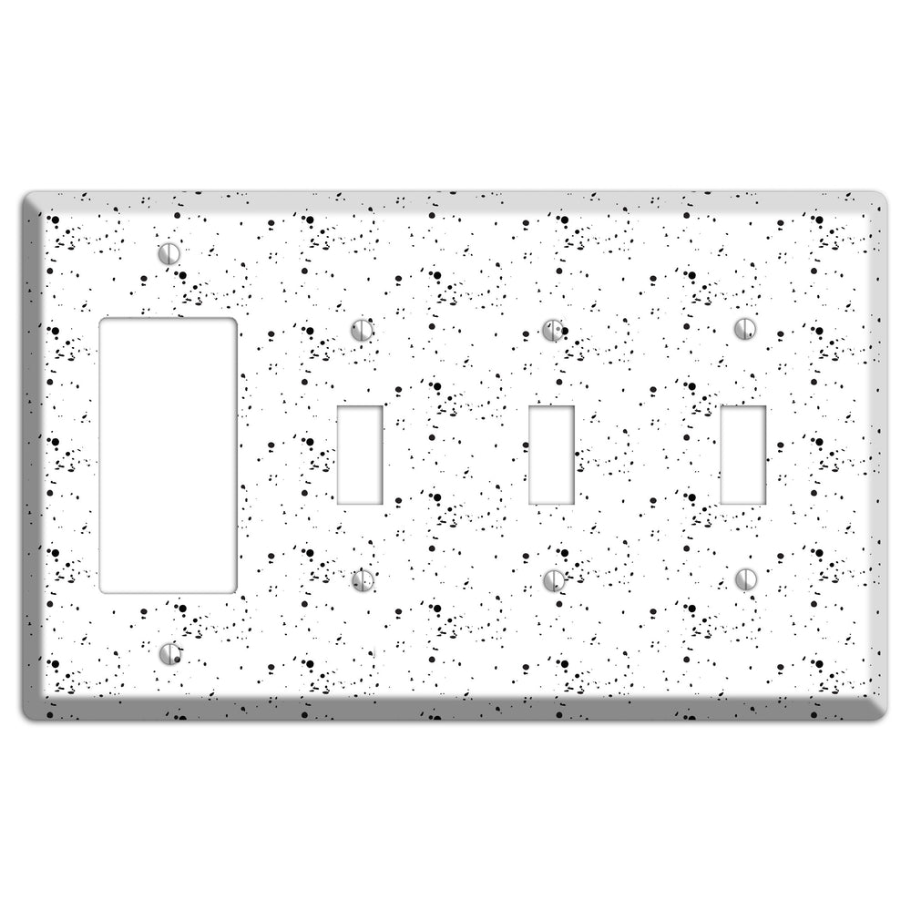 Ink Drops 8 Rocker / 3 Toggle Wallplate
