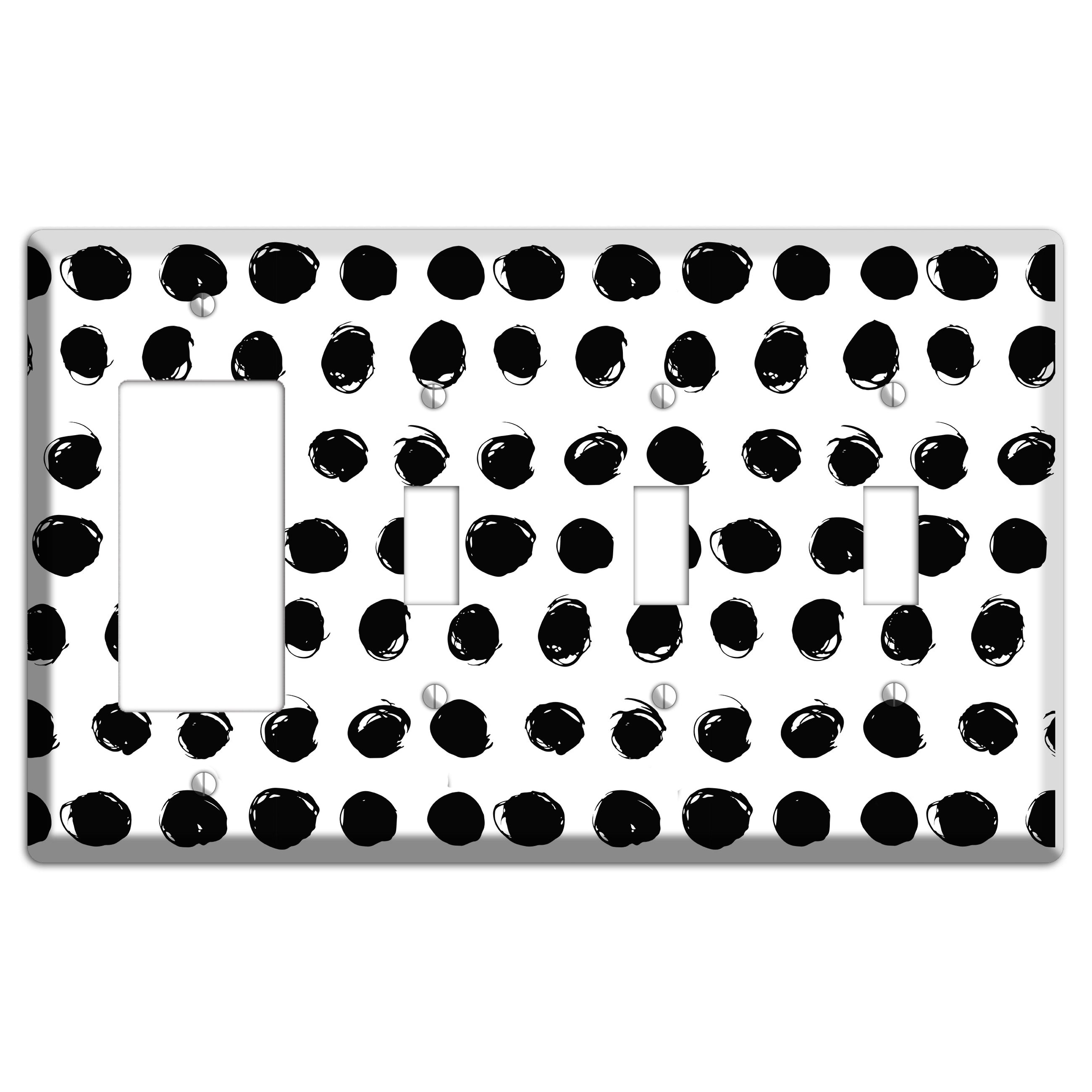 Ink Drops 9 Rocker / 3 Toggle Wallplate
