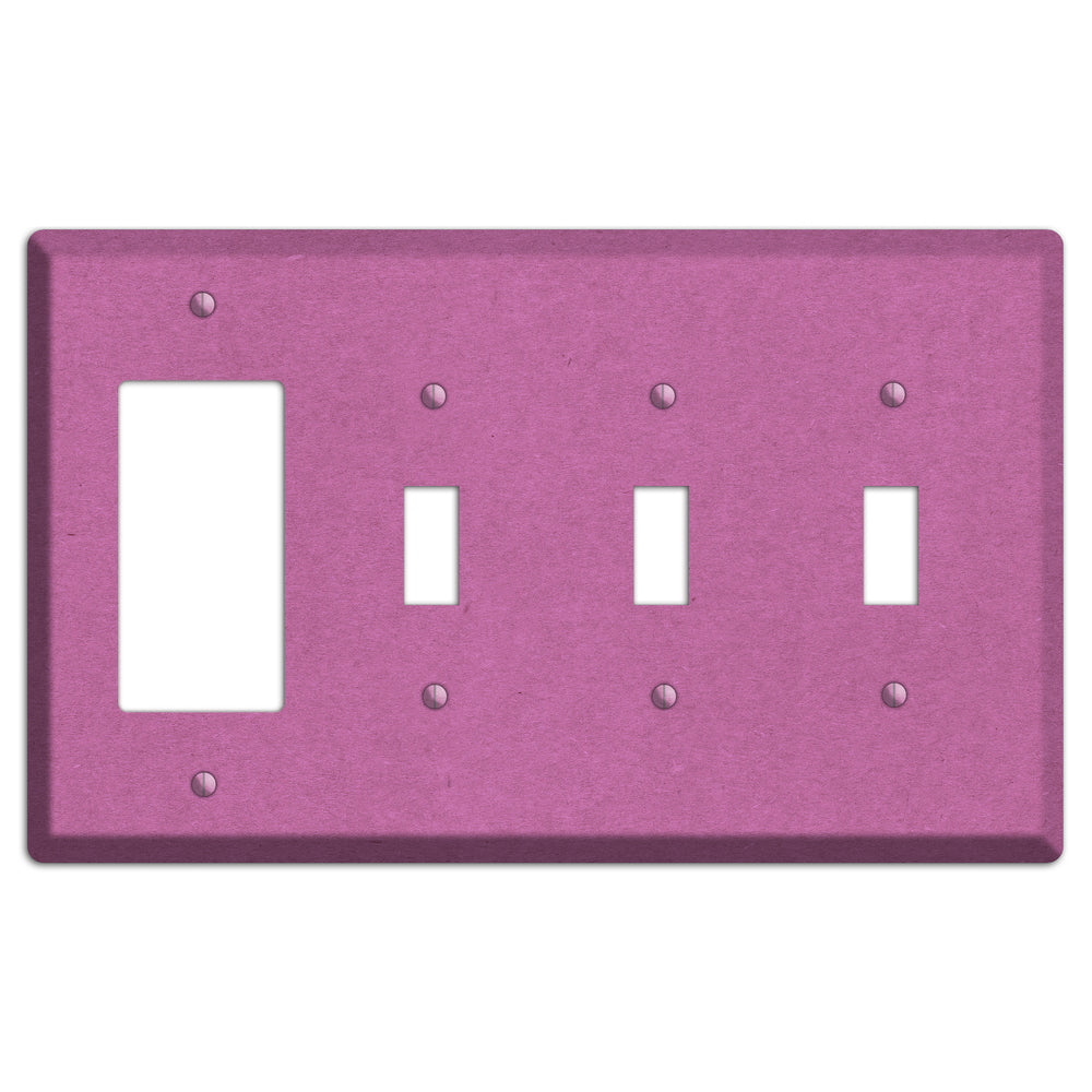 Tapestry Kraft Rocker / 3 Toggle Wallplate