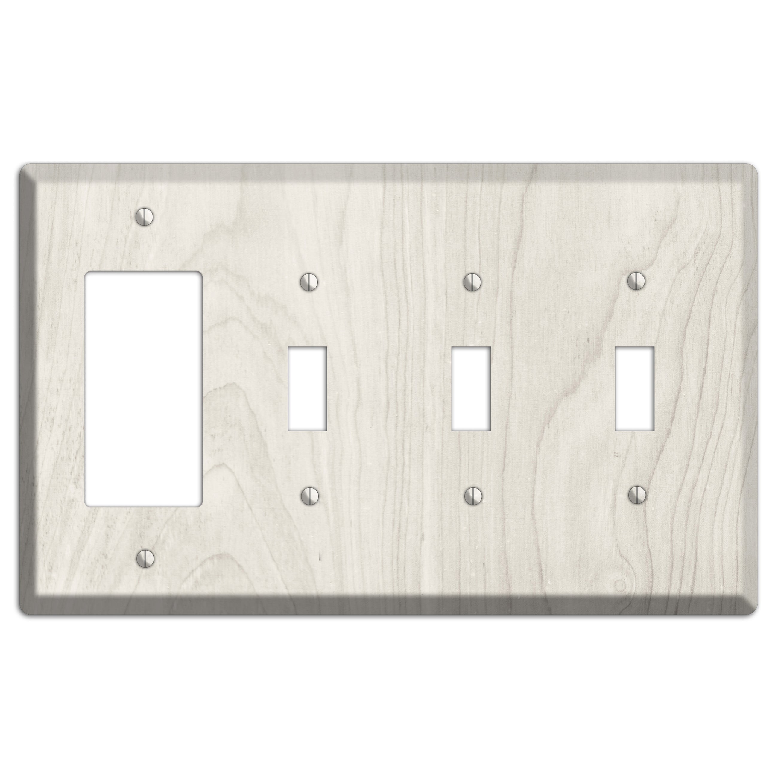 Pearl Bush Antique Rocker / 3 Toggle Wallplate