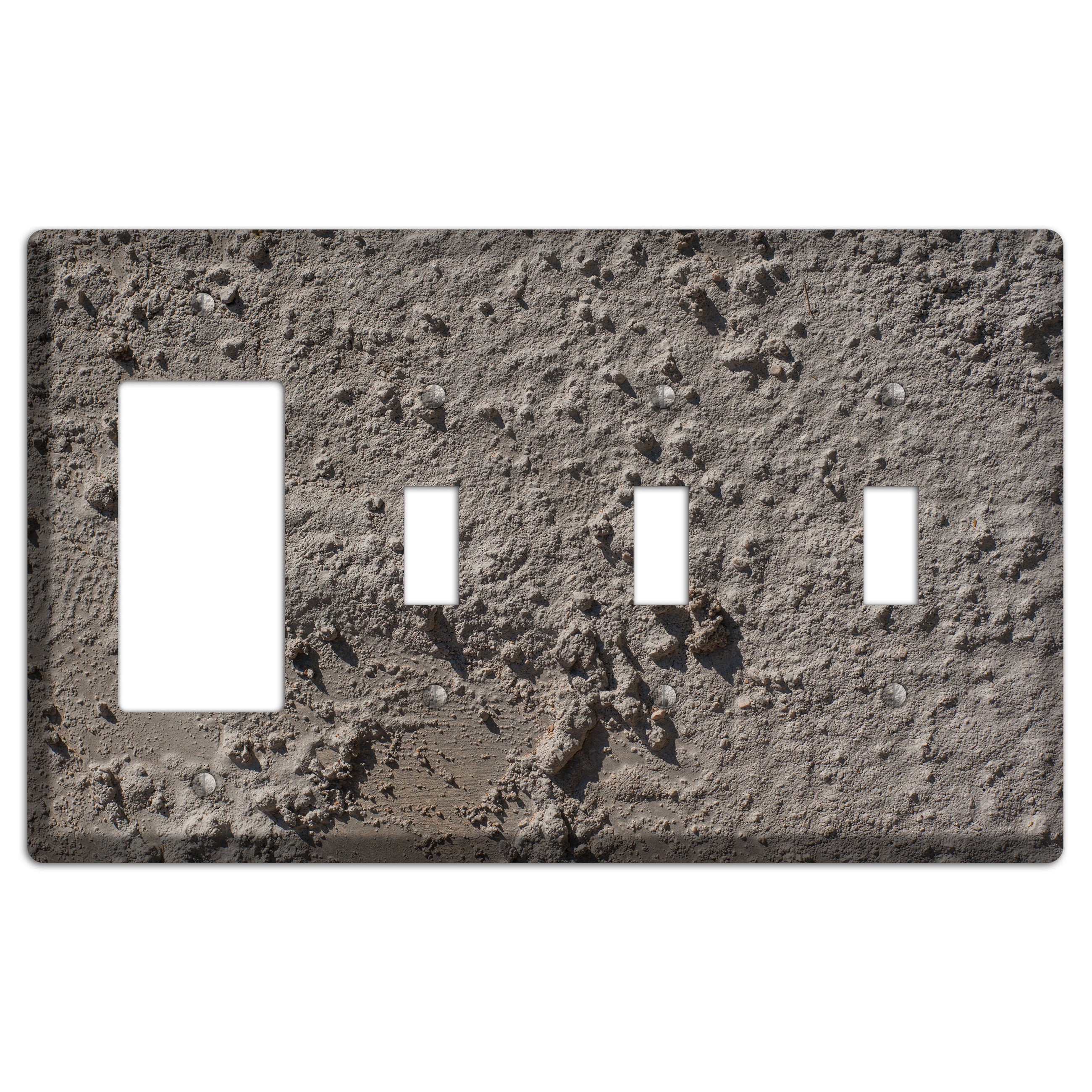 Plaster 3 Rocker / 3 Toggle Wallplate