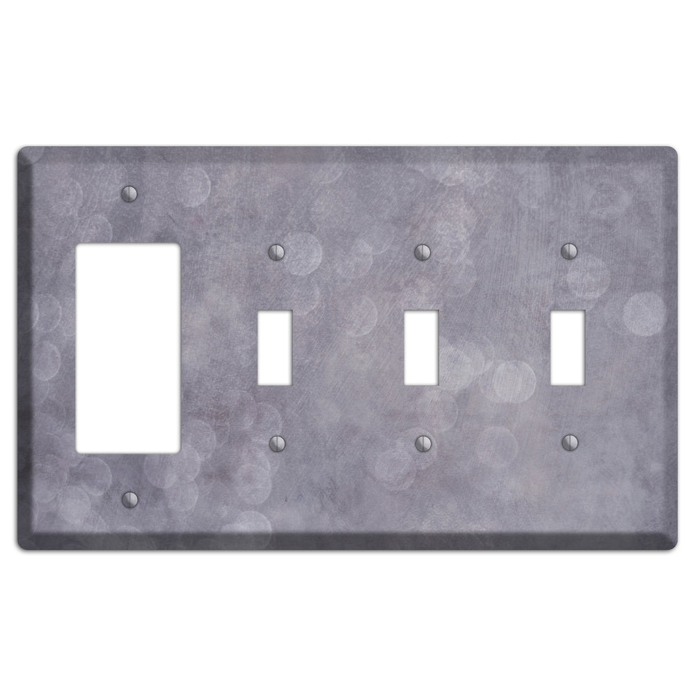 Lavender Twilight Rocker / 3 Toggle Wallplate