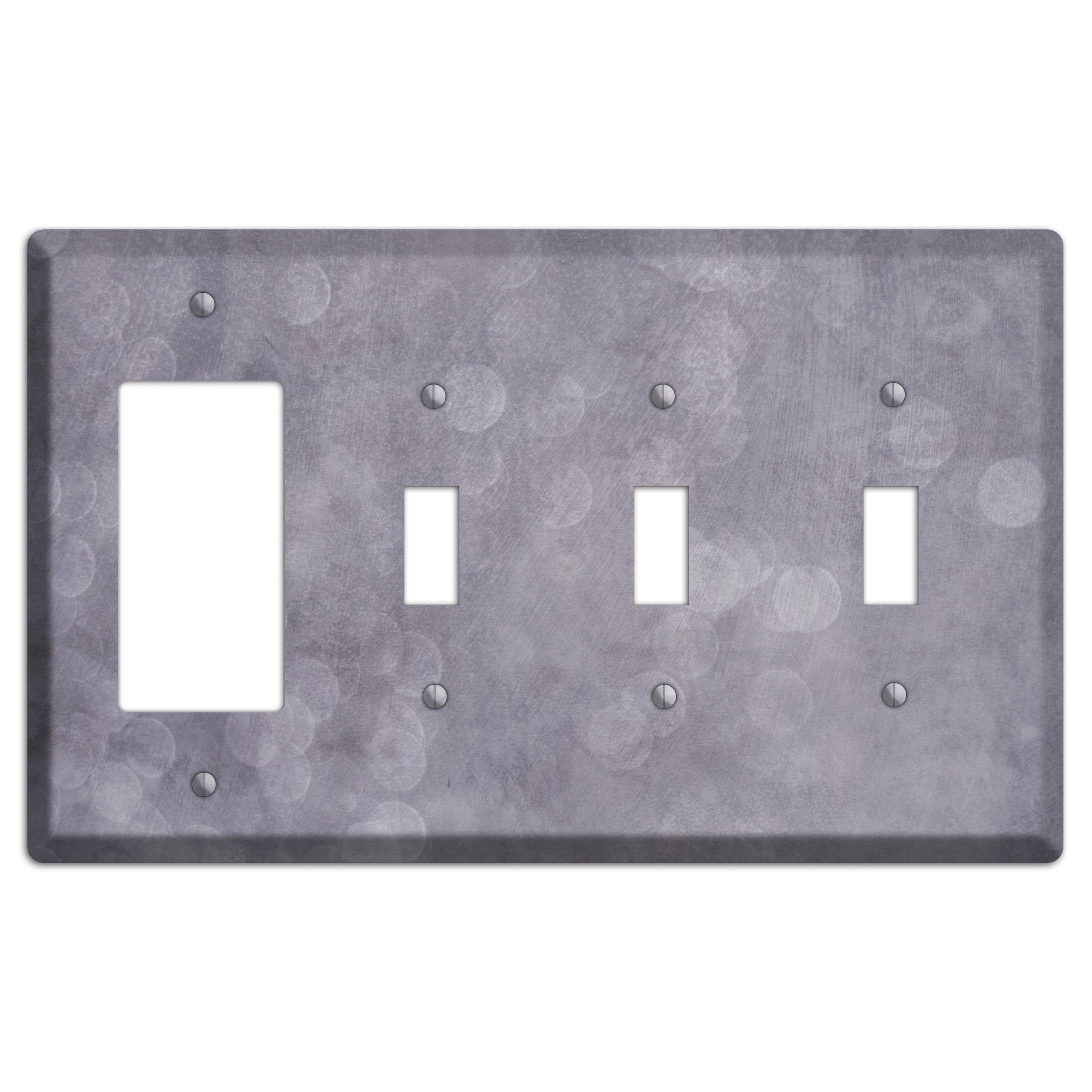 Lavender Twilight Rocker / 3 Toggle Wallplate