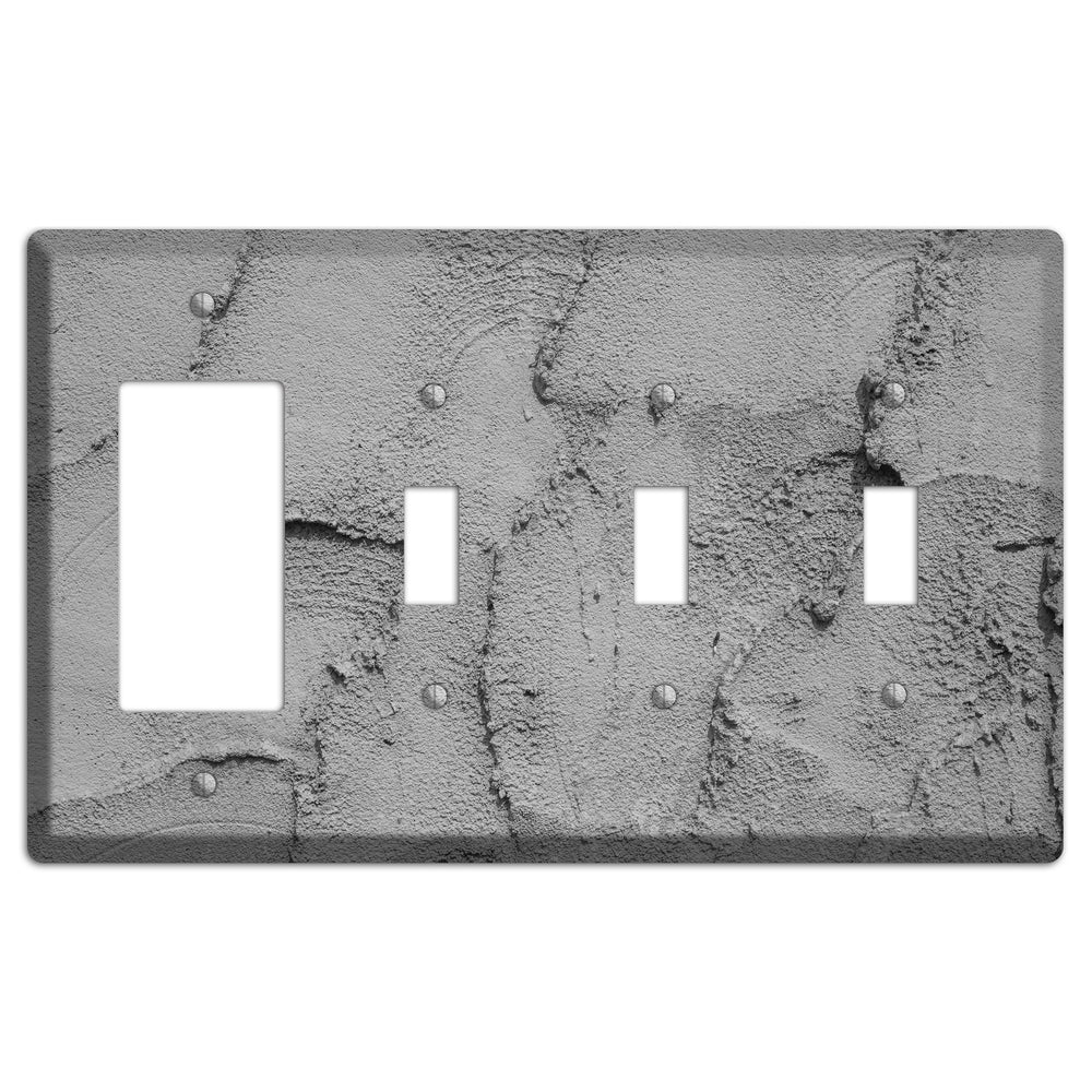 Plaster 7 Rocker / 3 Toggle Wallplate