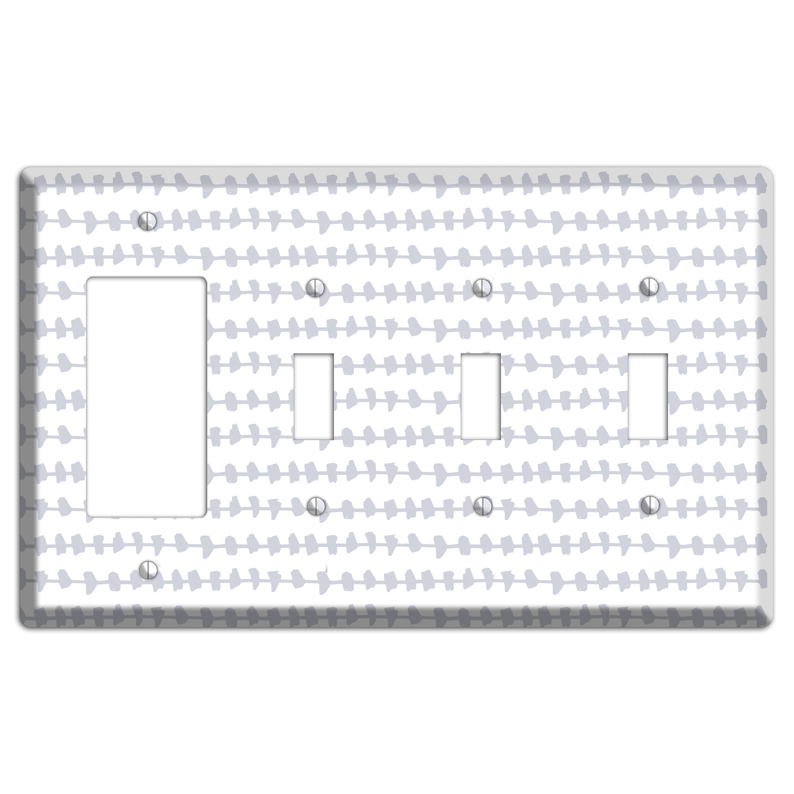 Abstract 17 Rocker / 3 Toggle Wallplate