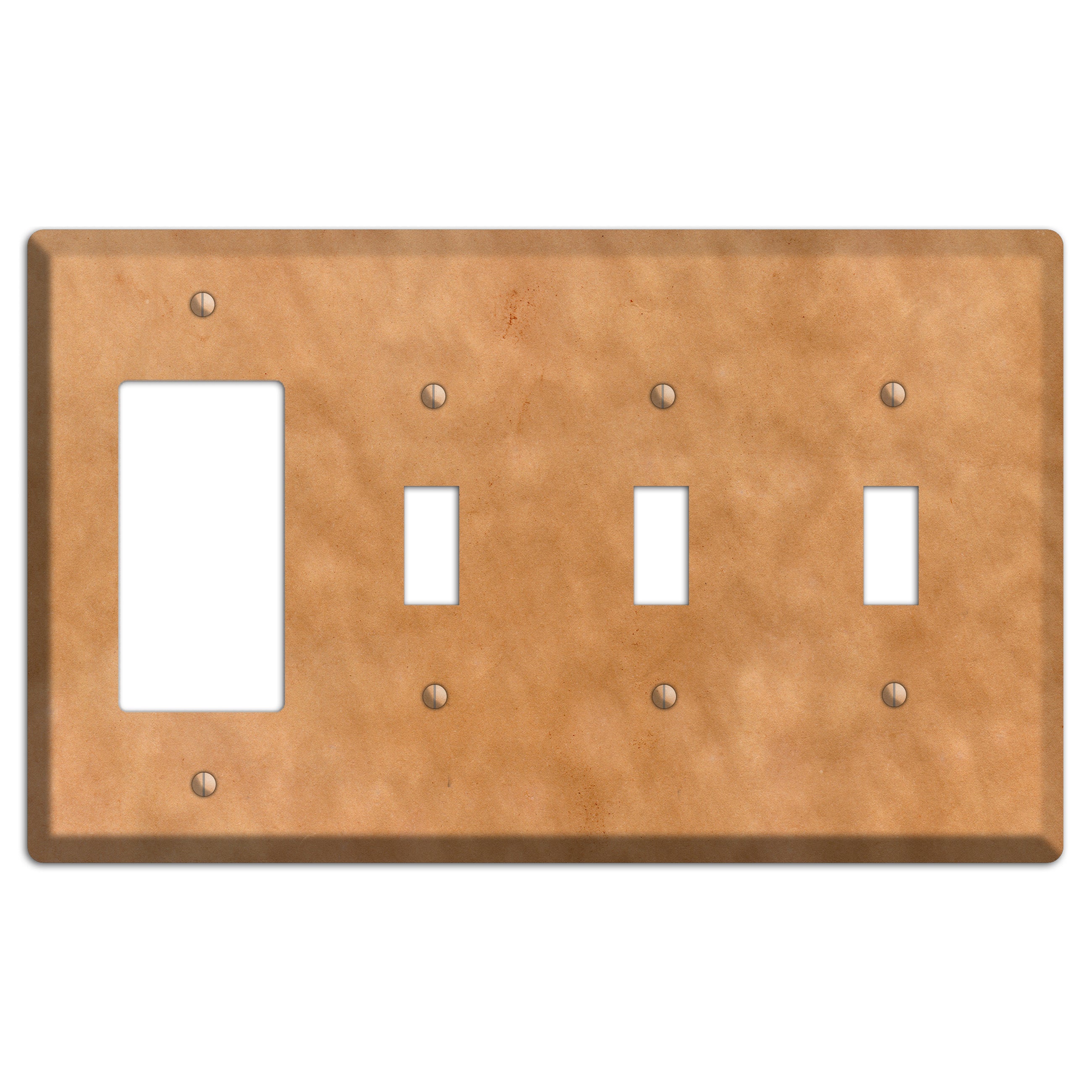 Aged Paper 9 Rocker / 3 Toggle Wallplate