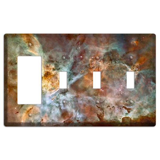 Star birth in the extreme Rocker / 3 Toggle Wallplate