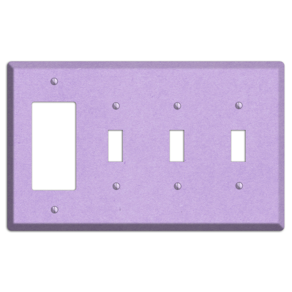 Wisteria Kraft Rocker / 3 Toggle Wallplate