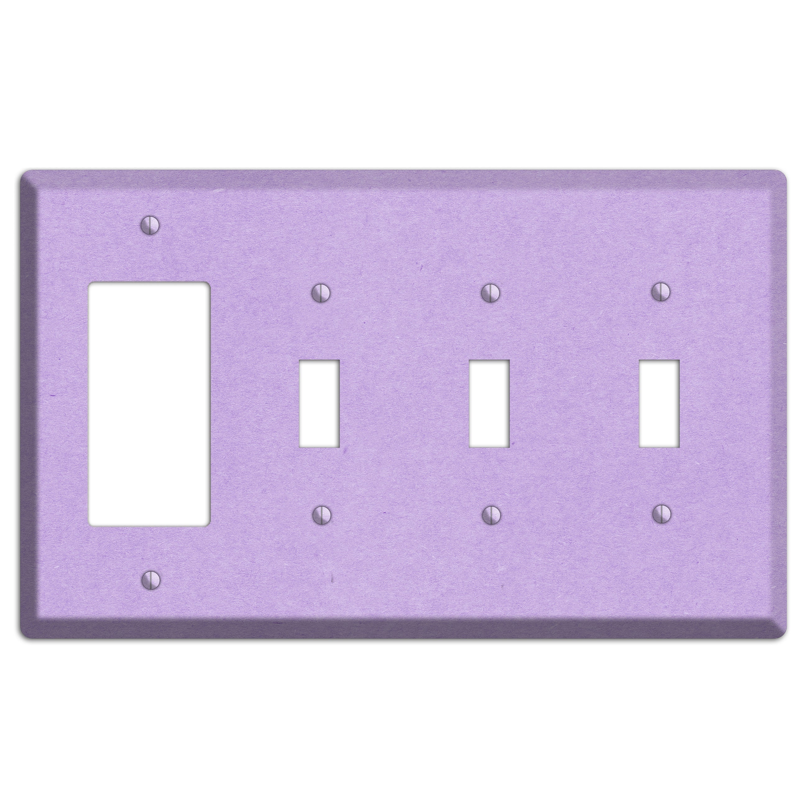 Wisteria Kraft Rocker / 3 Toggle Wallplate