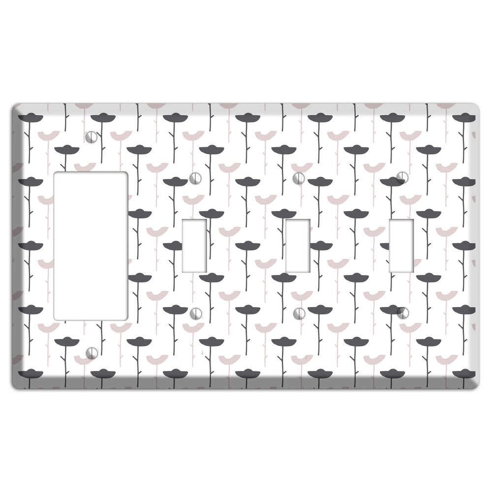 Abstract 6 Rocker / 3 Toggle Wallplate