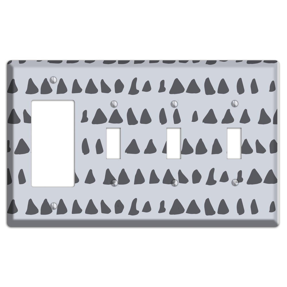 Abstract 26 Rocker / 3 Toggle Wallplate