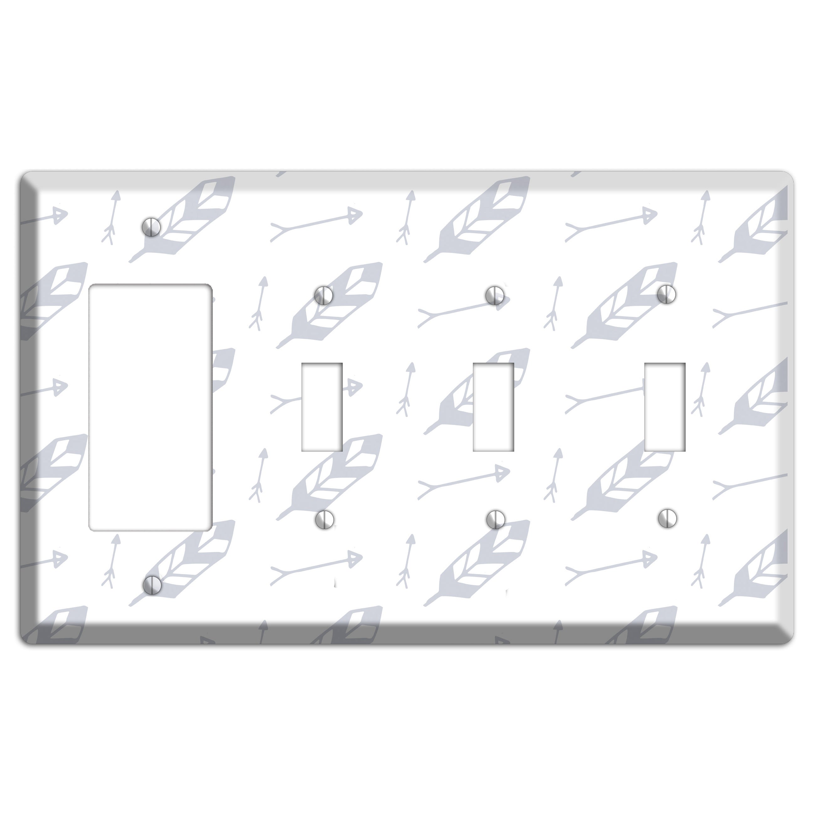 Abstract 22 Rocker / 3 Toggle Wallplate