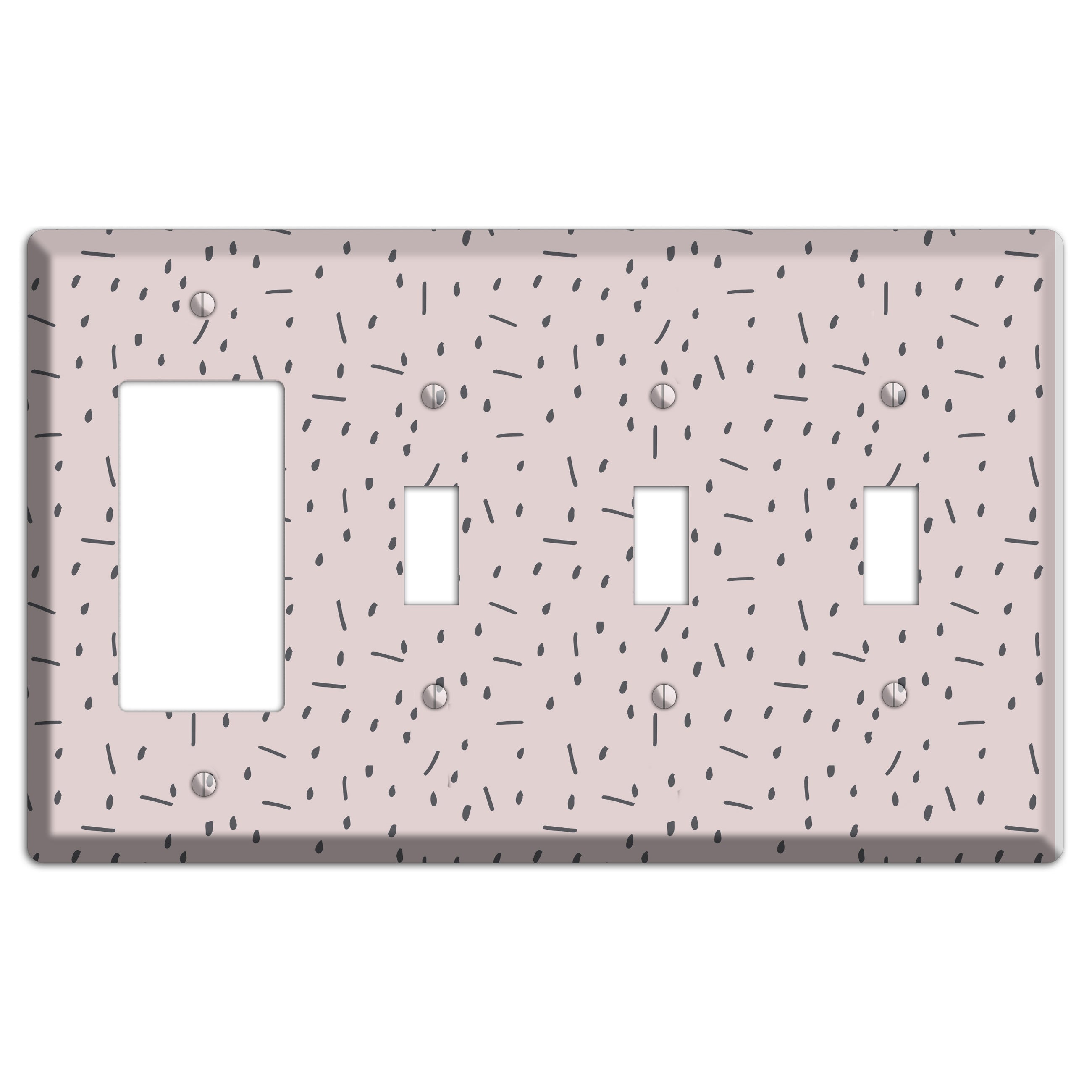 Abstract 18 Rocker / 3 Toggle Wallplate