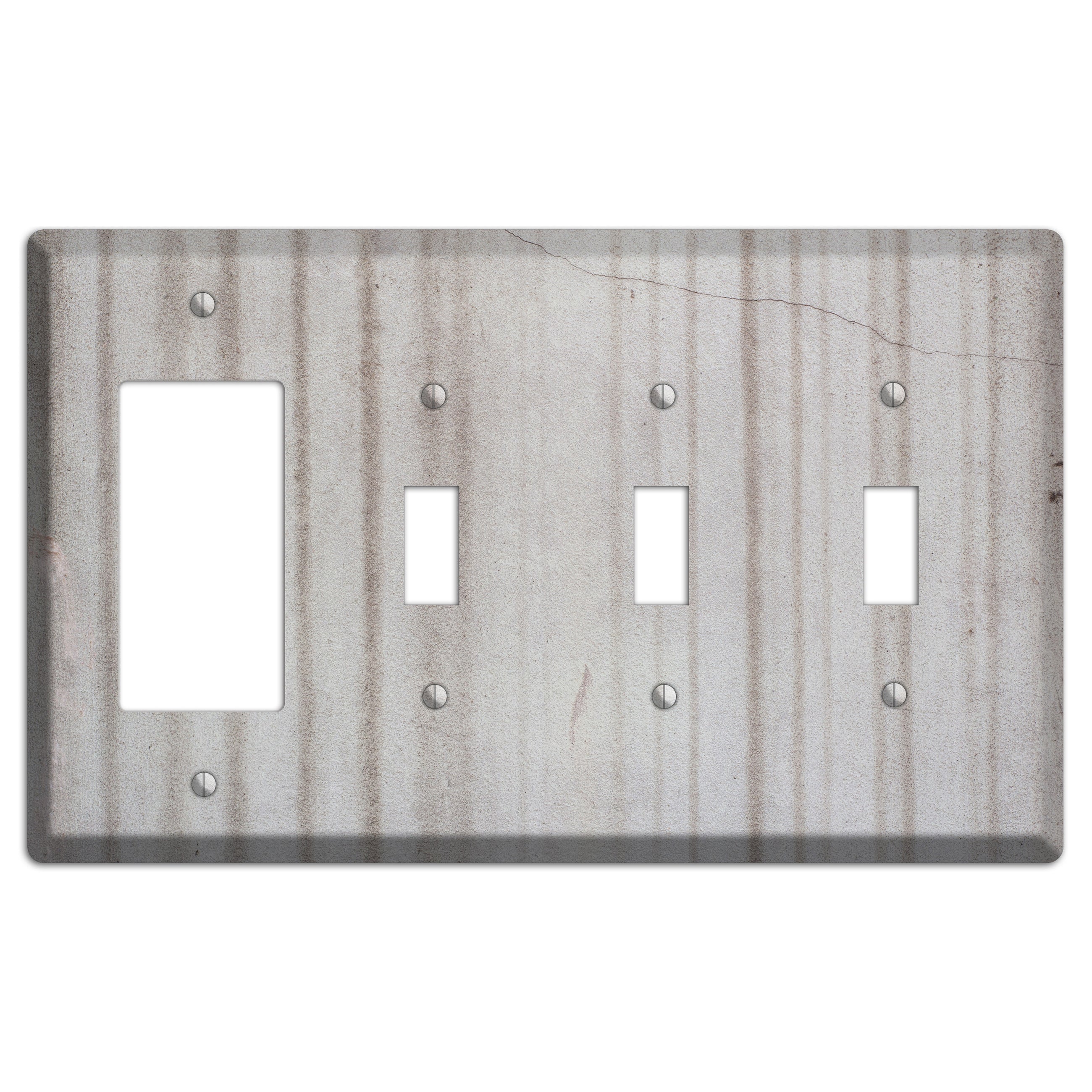 Old Concrete 2 Rocker / 3 Toggle Wallplate