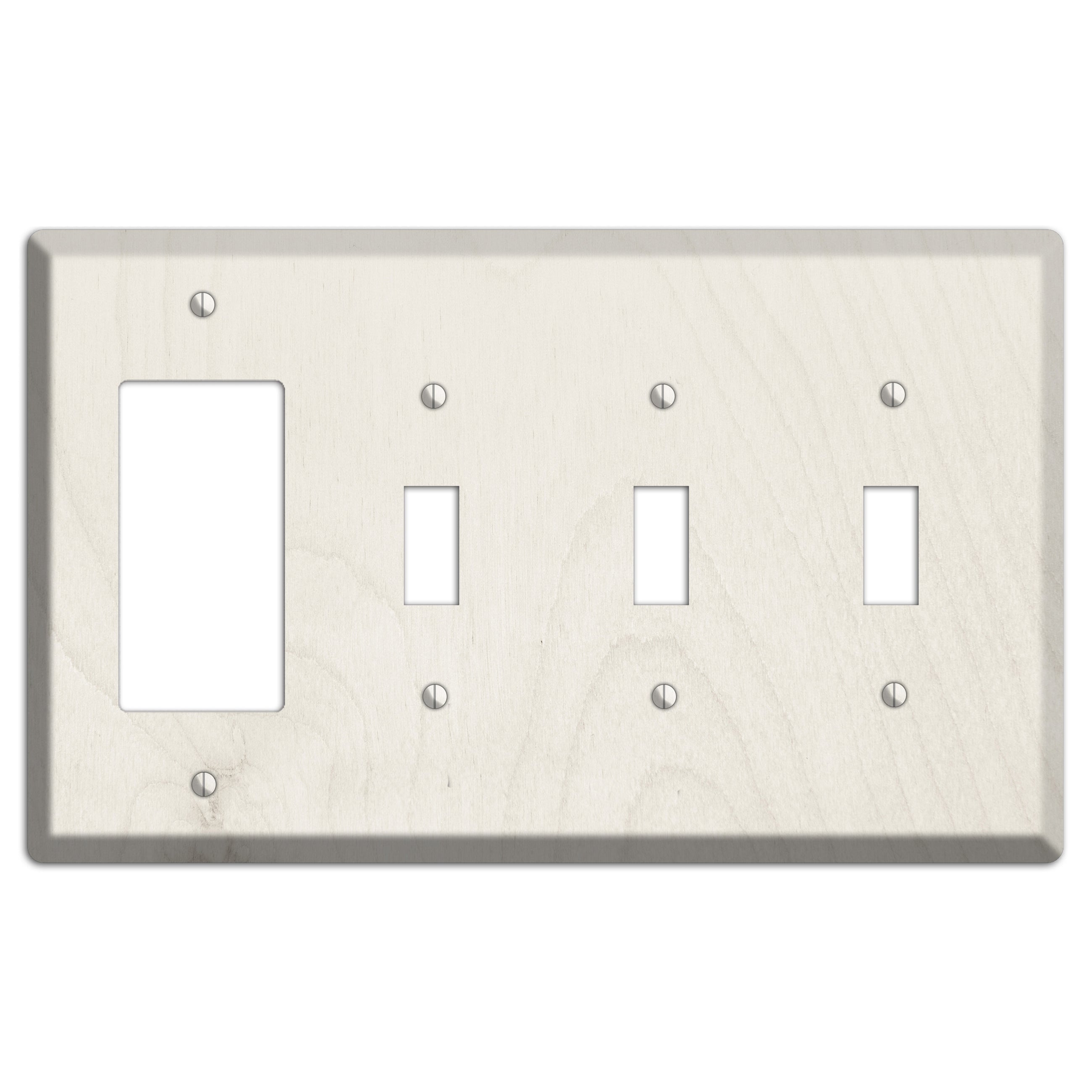 Dawn pink Antique Rocker / 3 Toggle Wallplate