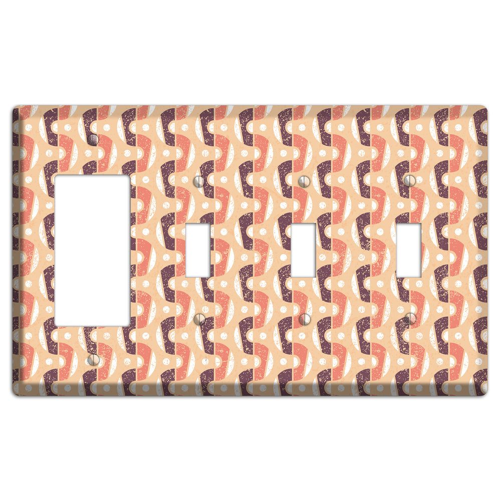 Soda Pop Rocker / 3 Toggle Wallplate