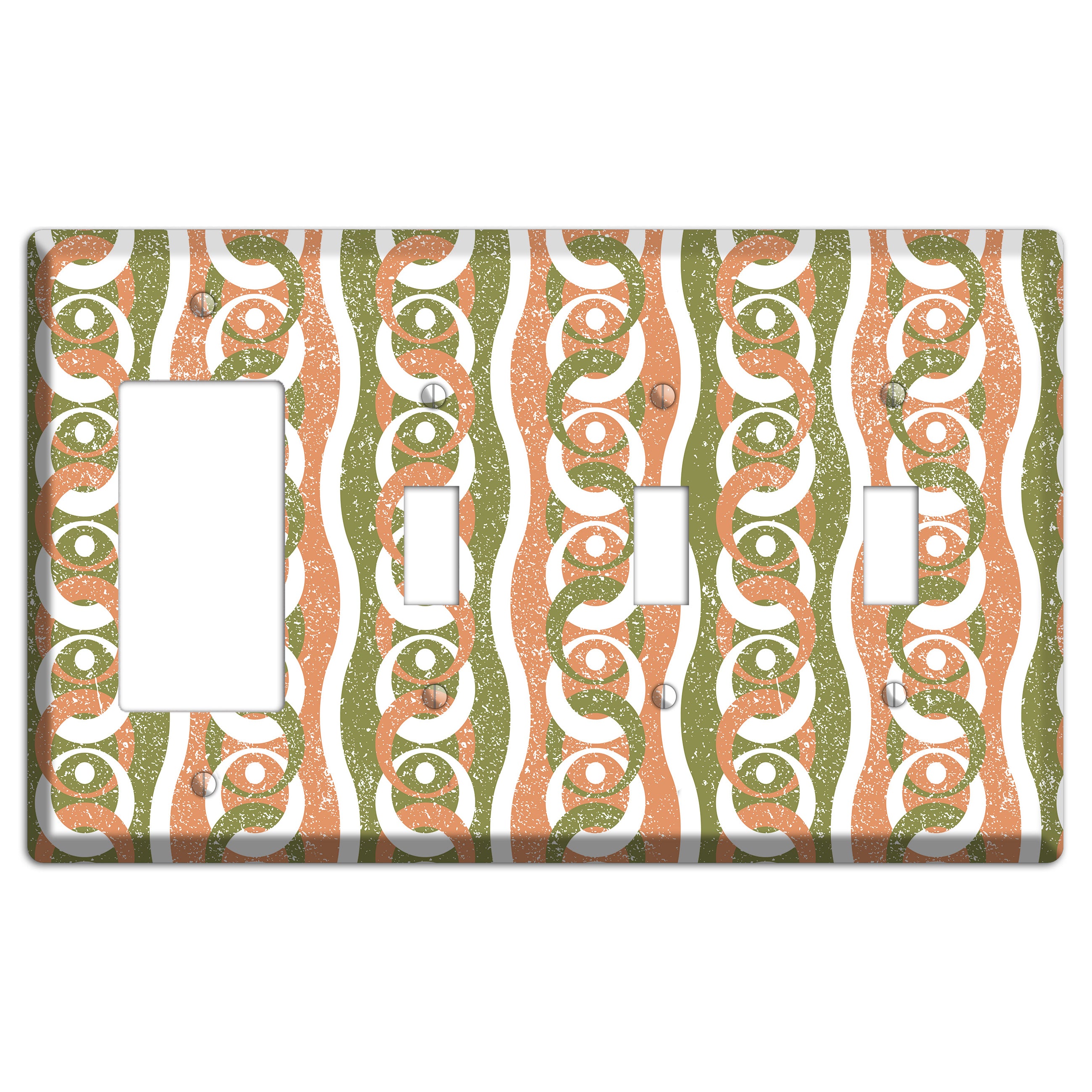 Jelly Sweets Rocker / 3 Toggle Wallplate