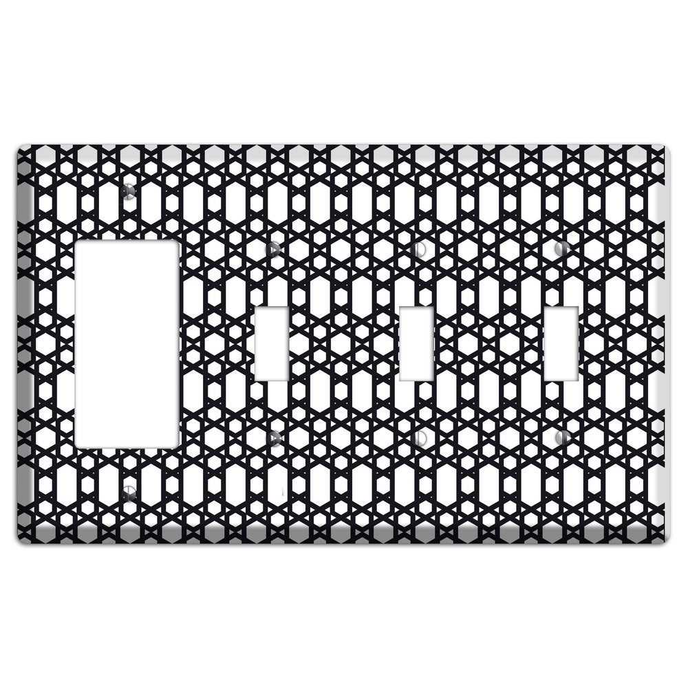 Moroccan 9 Rocker / 3 Toggle Wallplate