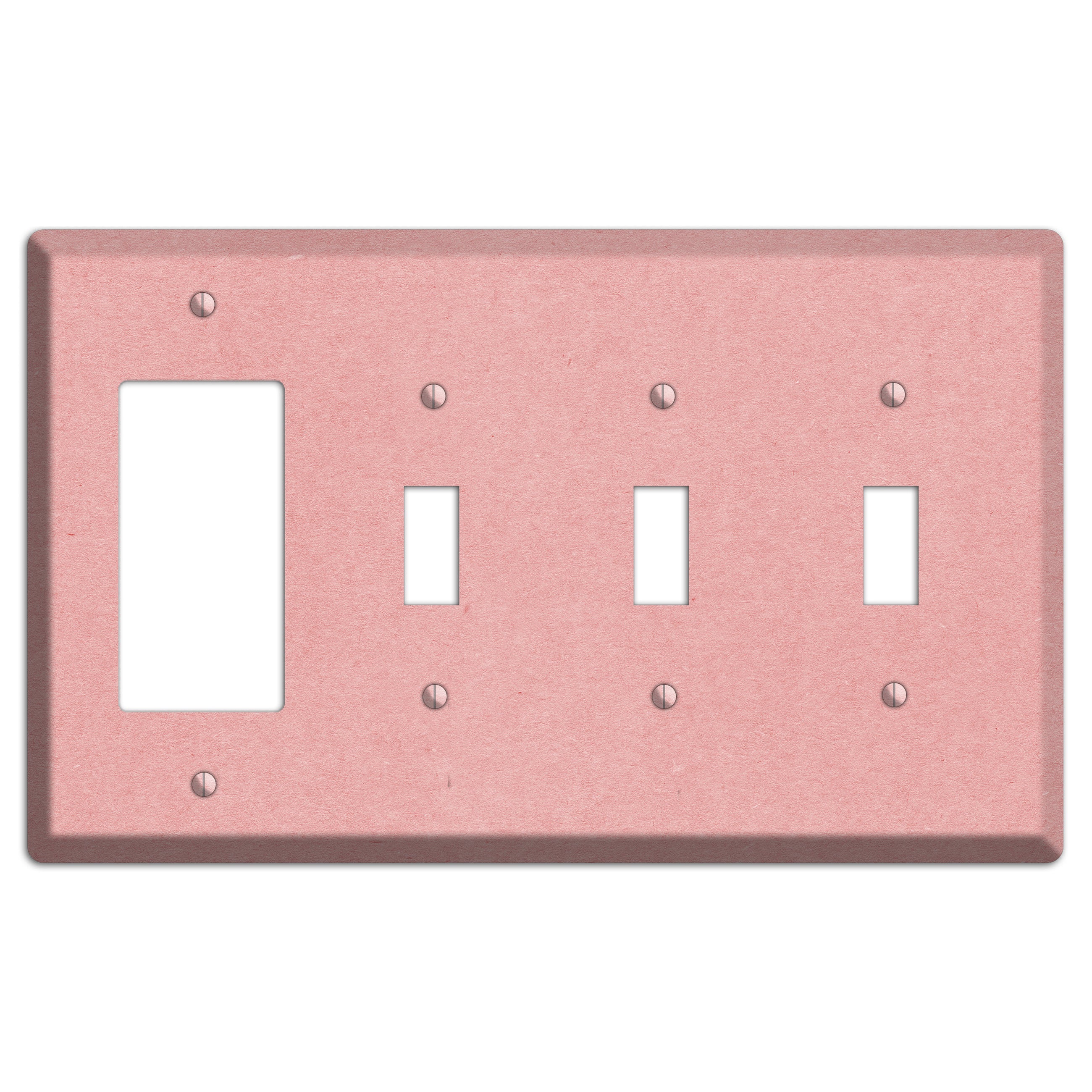 Zinnwaldite Kraft Rocker / 3 Toggle Wallplate