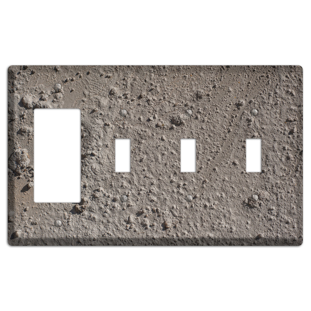 Plaster 2 Rocker / 3 Toggle Wallplate