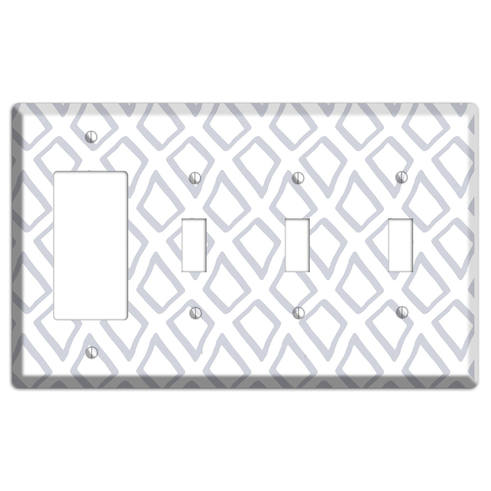 Abstract 29 Rocker / 3 Toggle Wallplate
