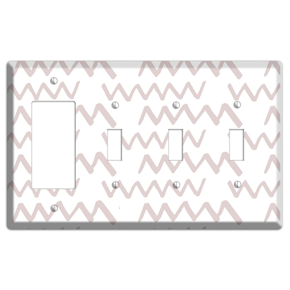 Abstract 19 Rocker / 3 Toggle Wallplate