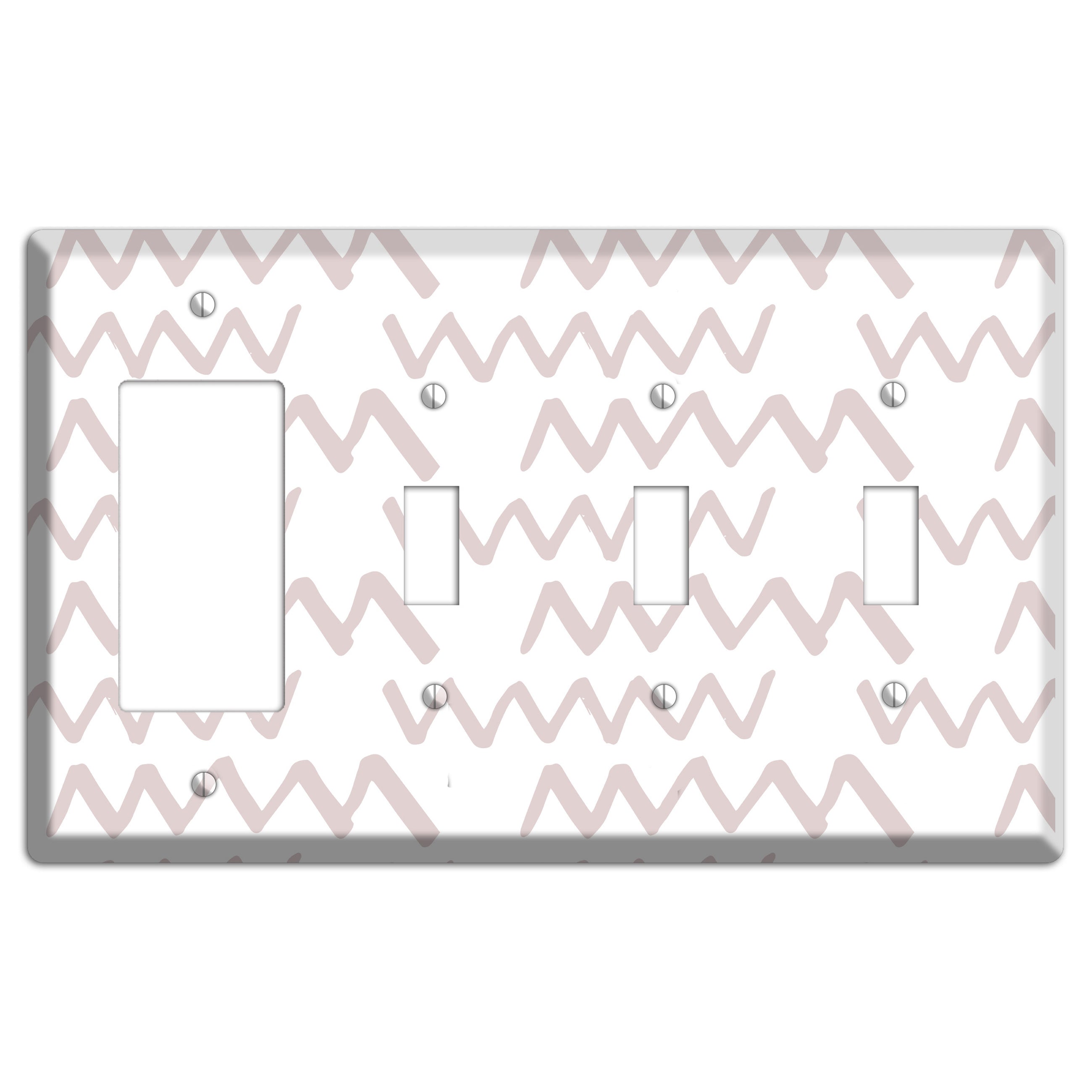 Abstract 19 Rocker / 3 Toggle Wallplate