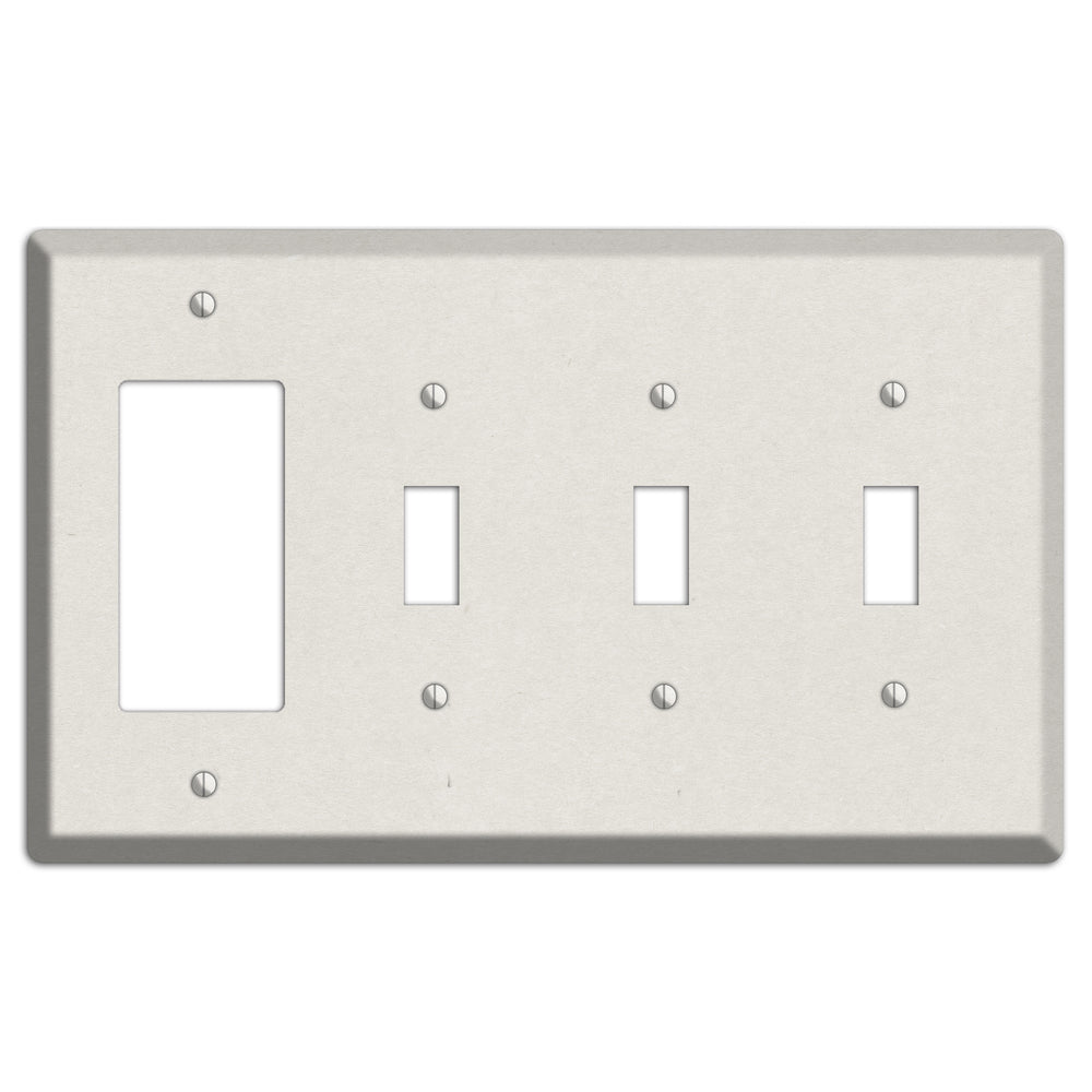 Wild Sand Kraft Rocker / 3 Toggle Wallplate