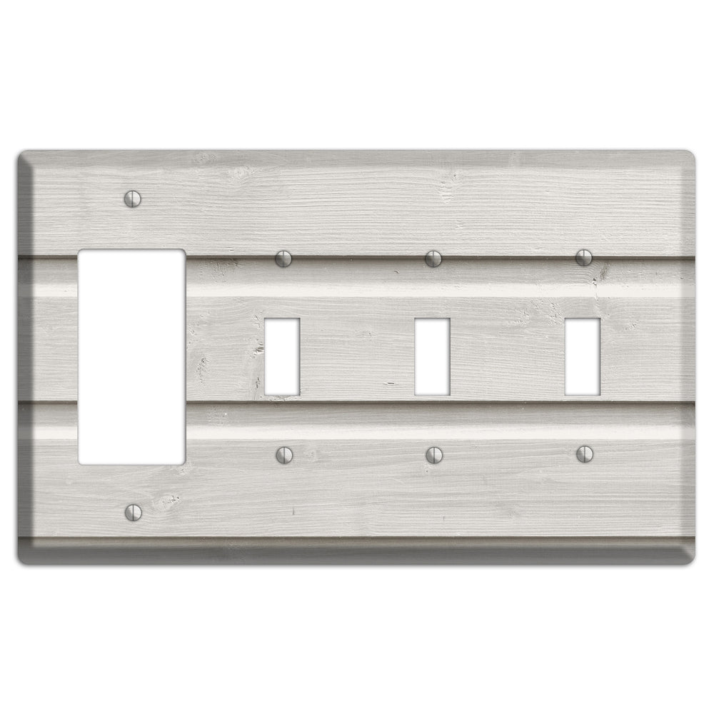 Cotton Seed Antique Rocker / 3 Toggle Wallplate