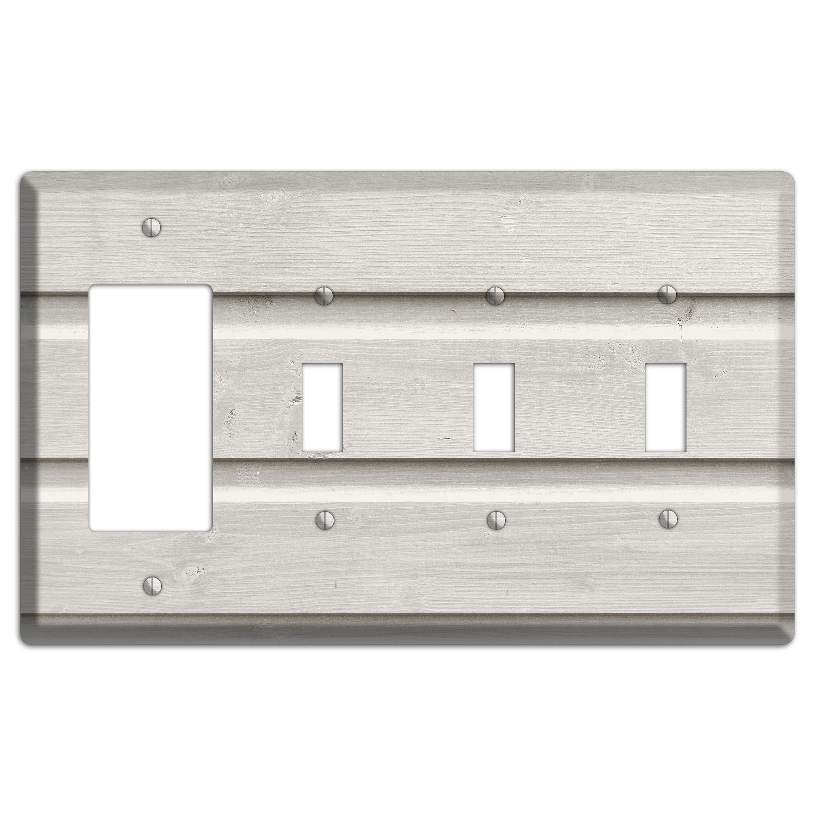 Cotton Seed Antique Rocker / 3 Toggle Wallplate