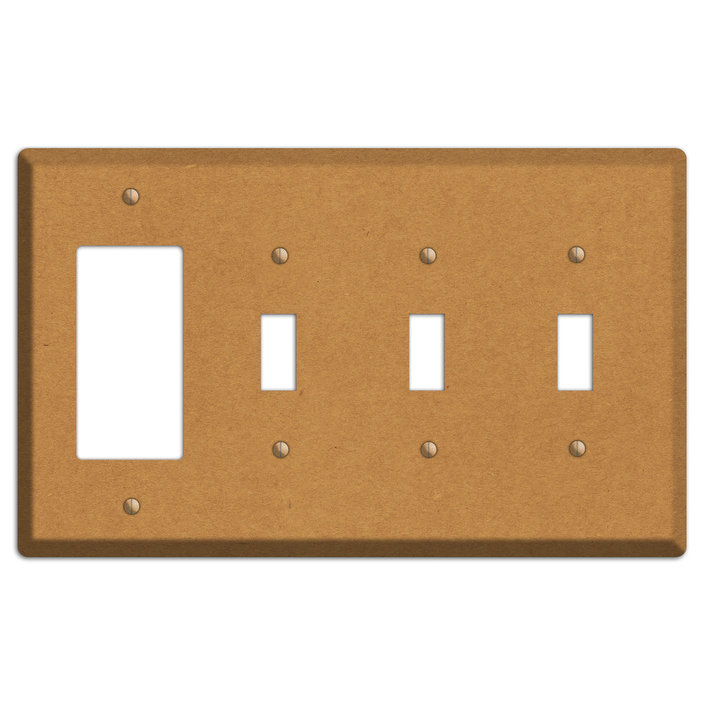 Twine Kraft Rocker / 3 Toggle Wallplate