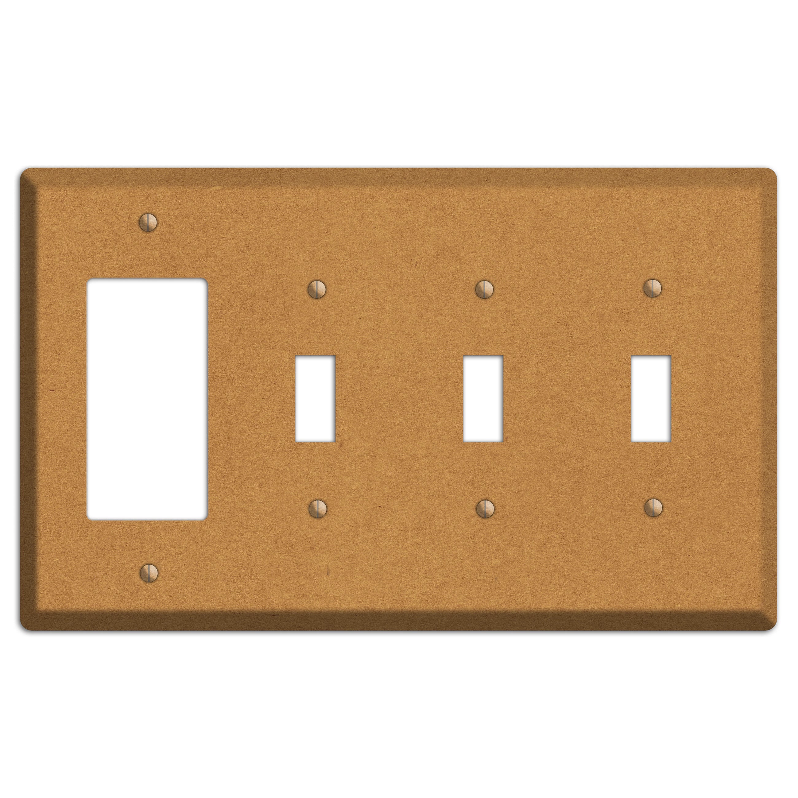 Twine Kraft Rocker / 3 Toggle Wallplate
