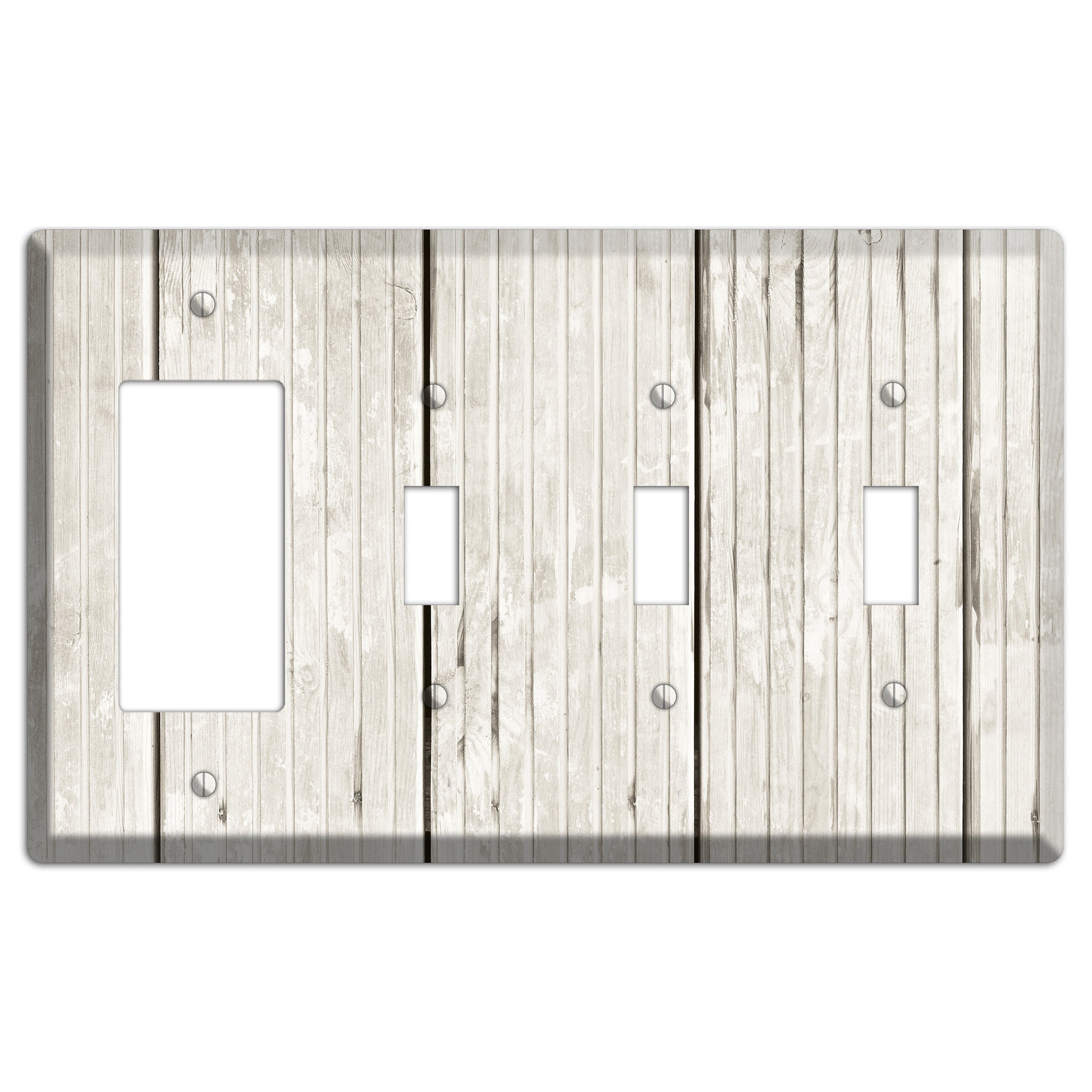 Cararra Antique Rocker / 3 Toggle Wallplate