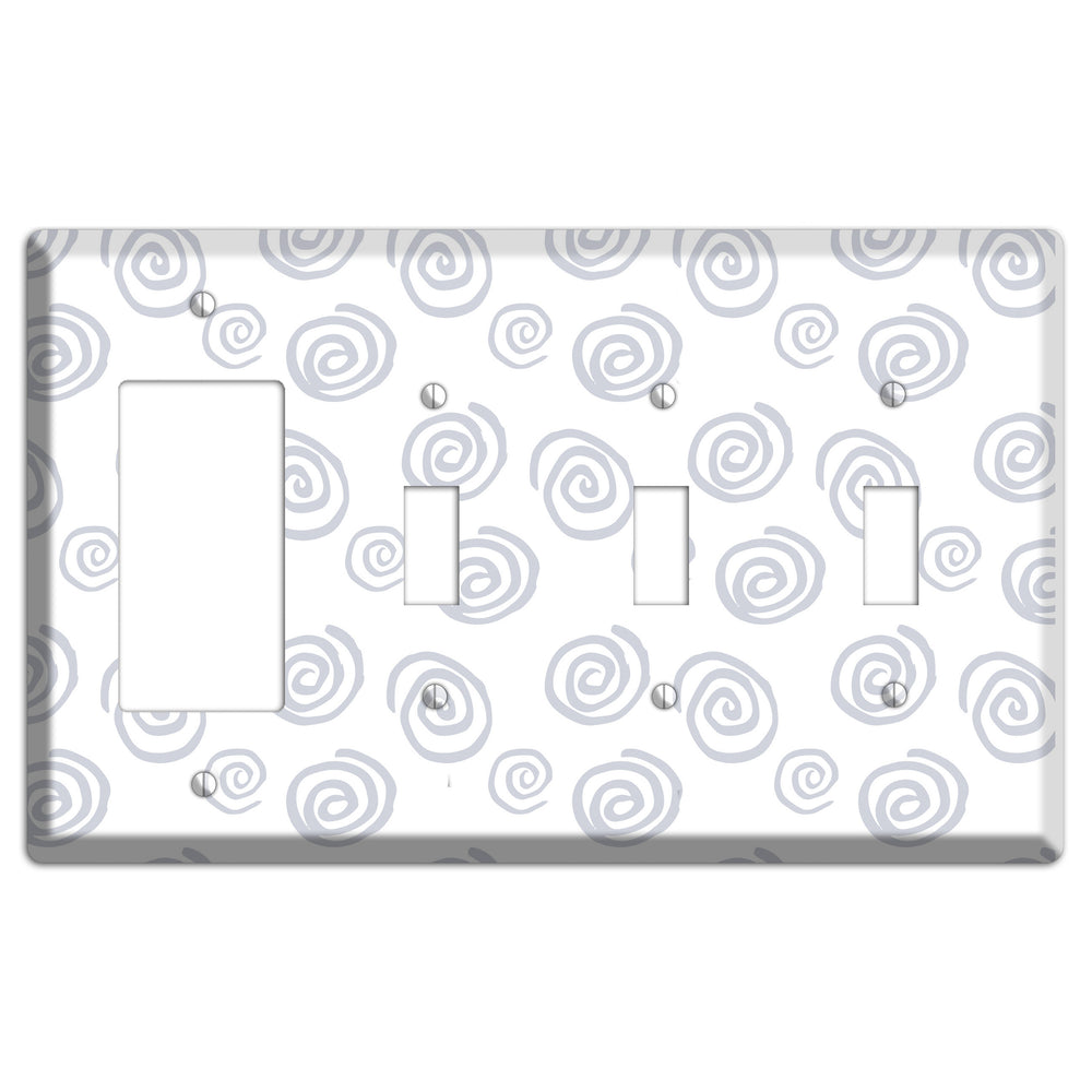 Abstract 11 Rocker / 3 Toggle Wallplate