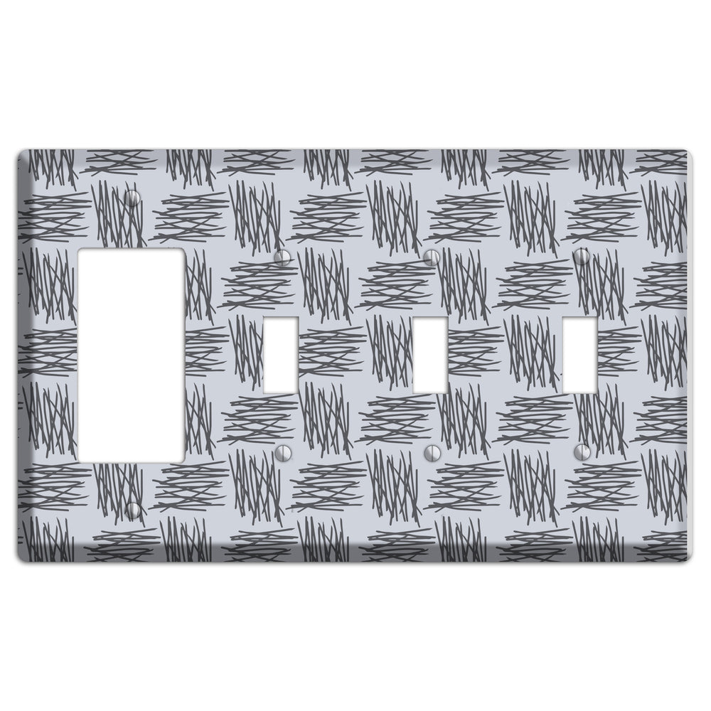 Abstract 10 Rocker / 3 Toggle Wallplate