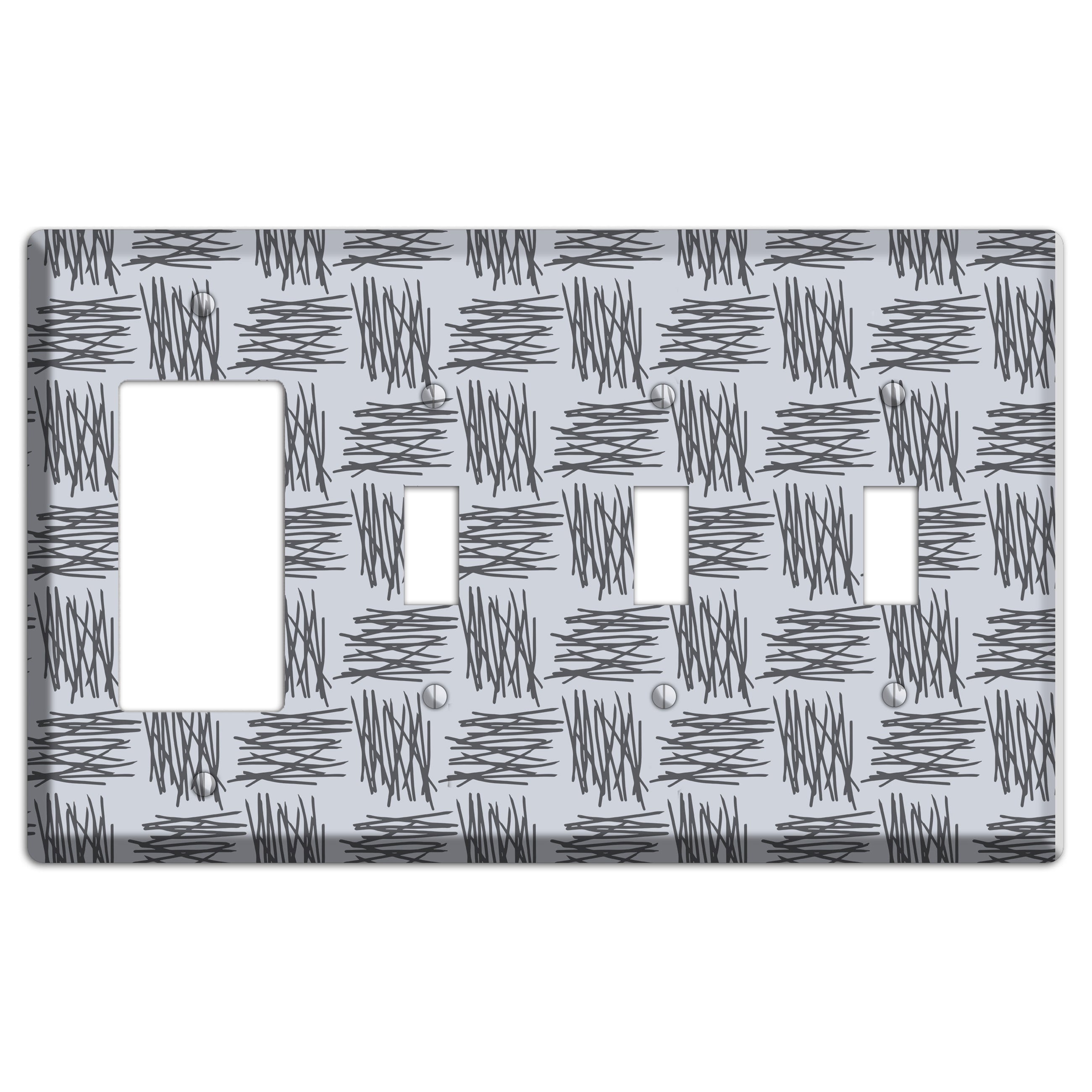 Abstract 10 Rocker / 3 Toggle Wallplate