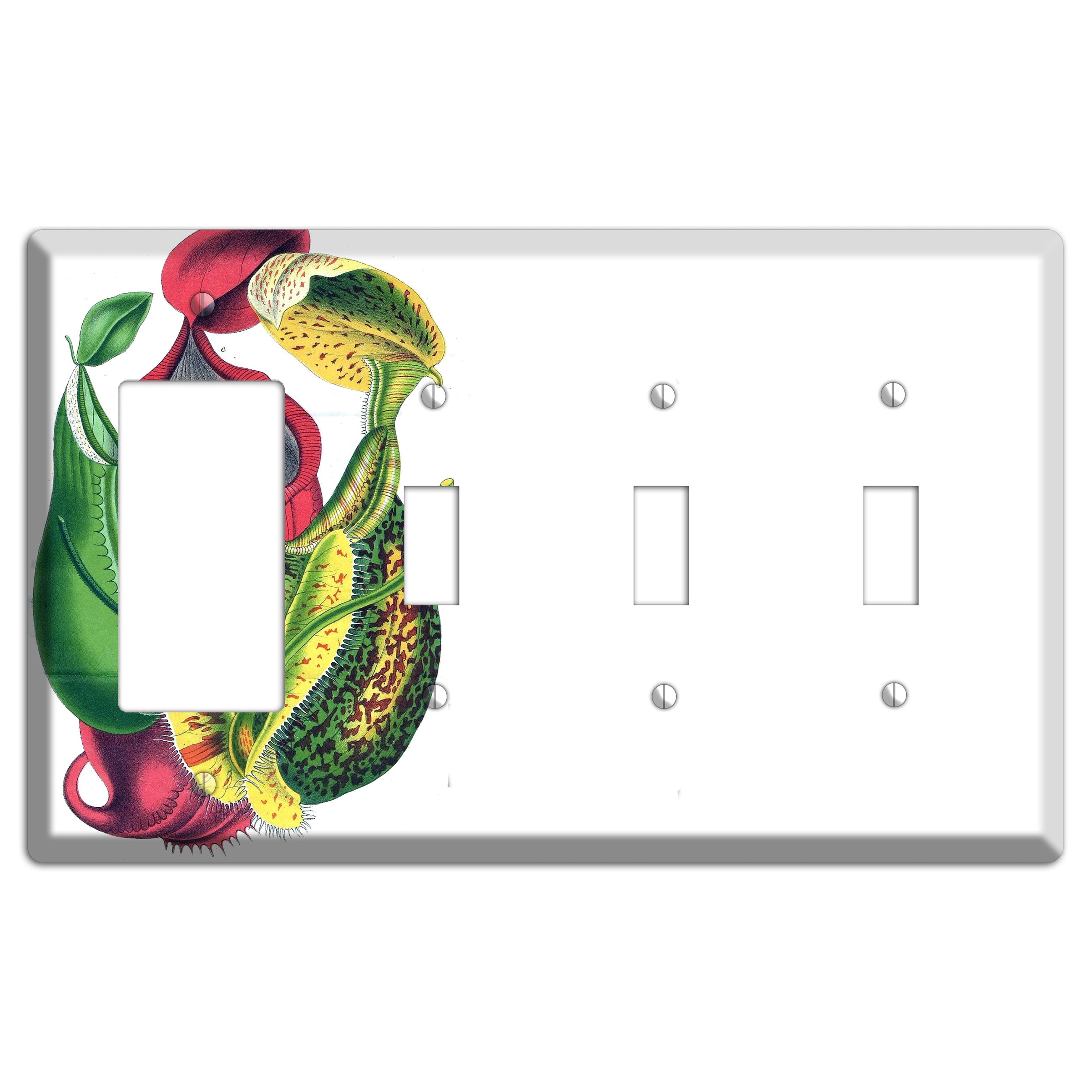 Nepethes Rocker / 3 Toggle Wallplate