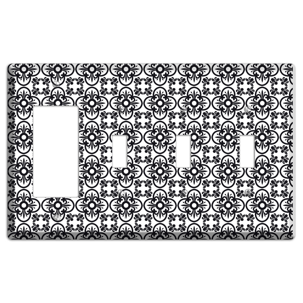 Moroccan 1 Rocker / 3 Toggle Wallplate
