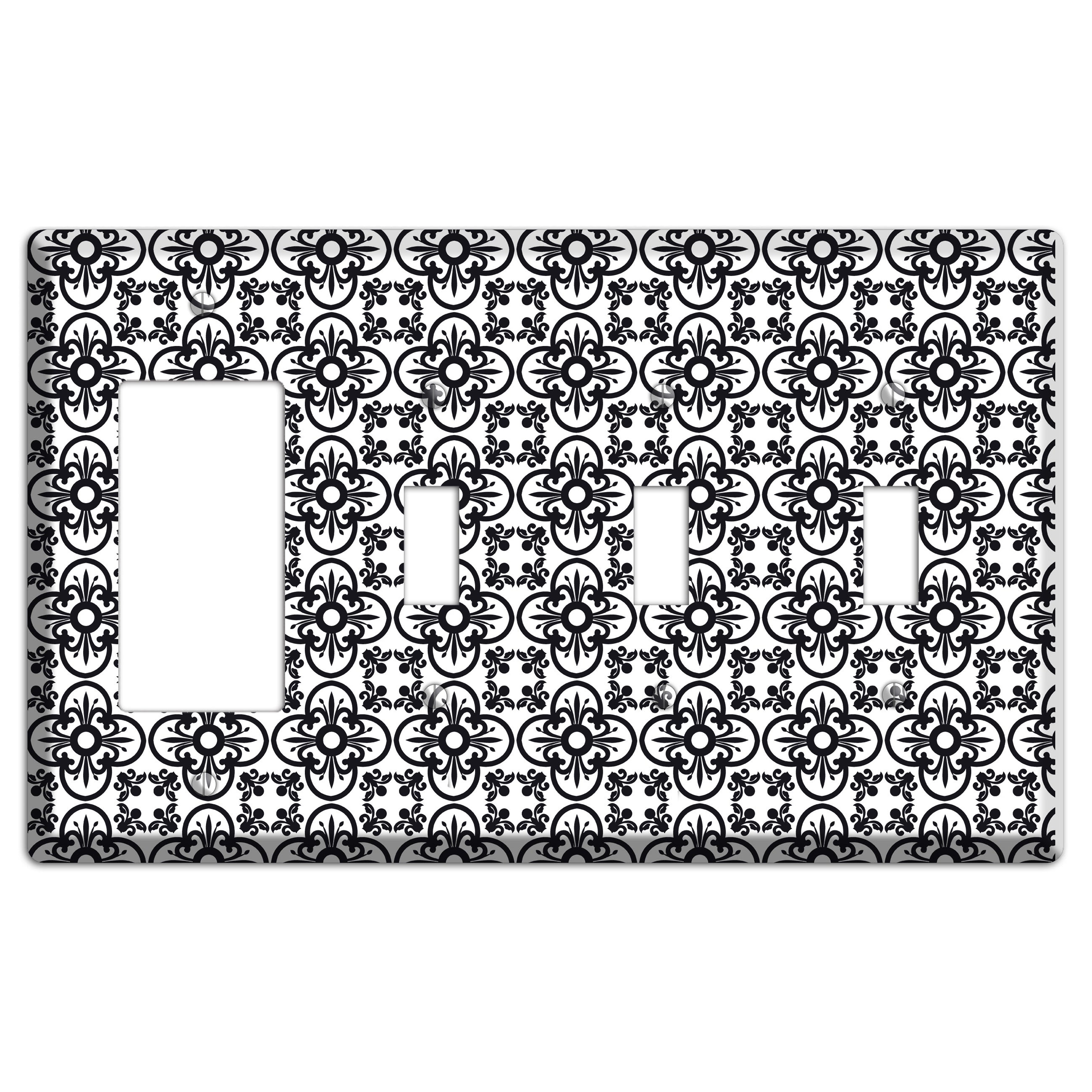 Moroccan 1 Rocker / 3 Toggle Wallplate