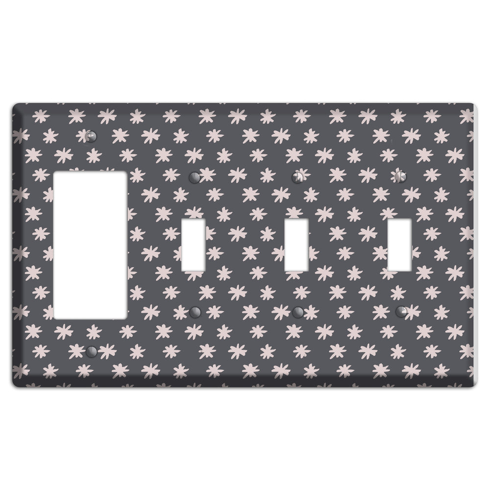 Abstract 12 Rocker / 3 Toggle Wallplate