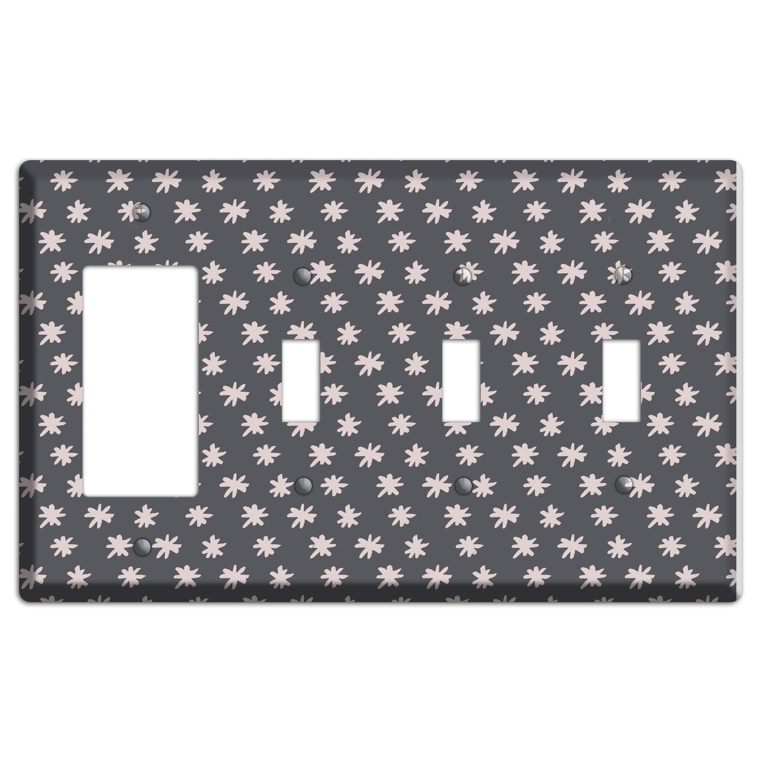 Abstract 12 Rocker / 3 Toggle Wallplate