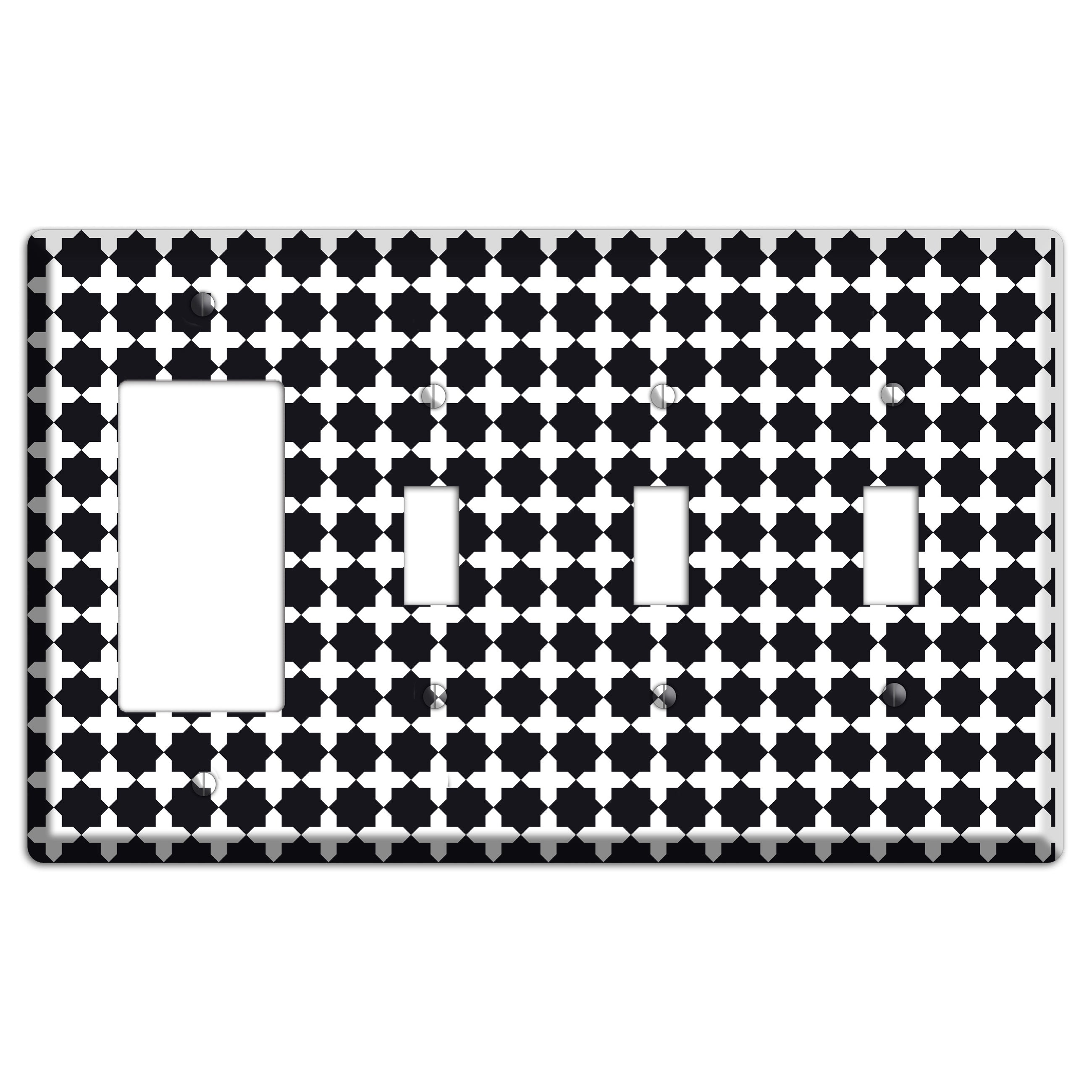 Moroccan 4 Rocker / 3 Toggle Wallplate
